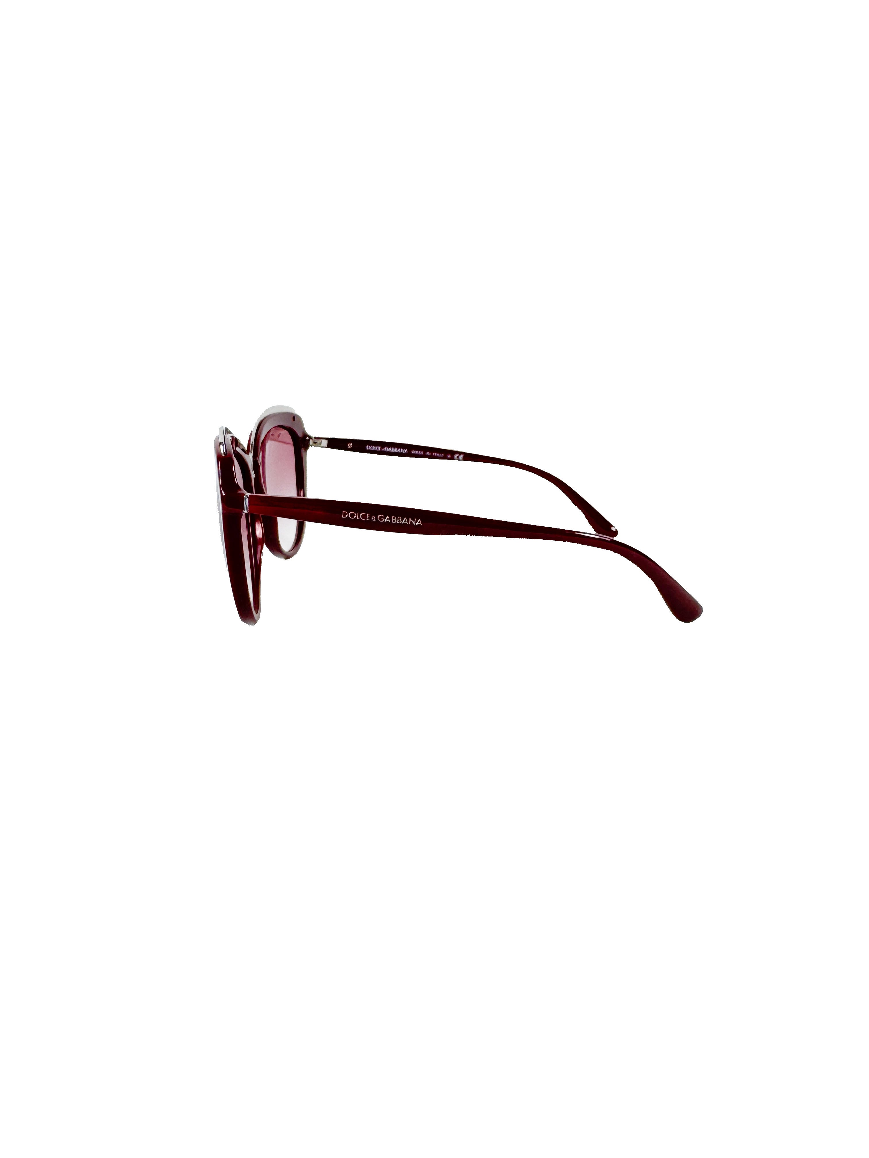 Dolce & Gabbana red sunglasses DG4304 0756