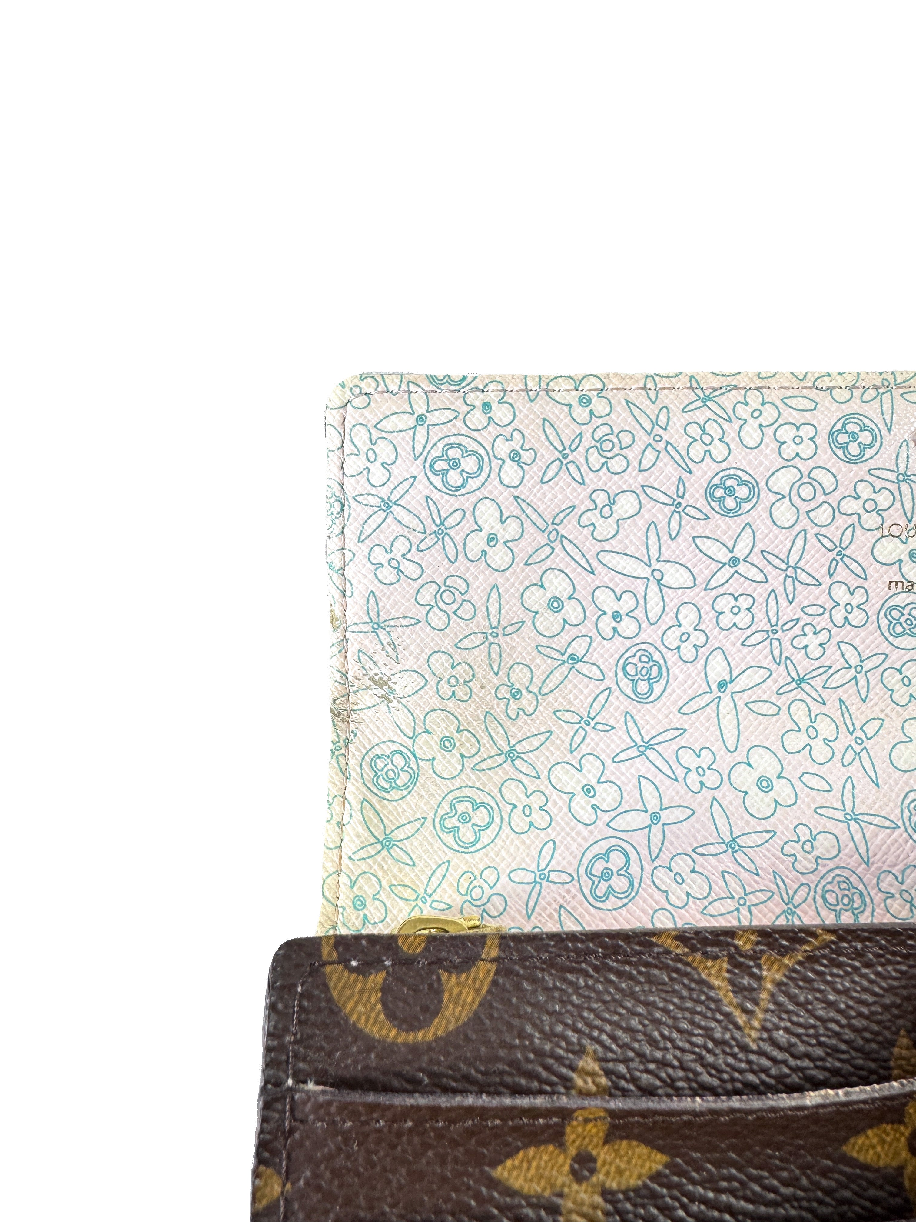 Louis Vuitton monogram Sarah Fleuri wallet CA1180