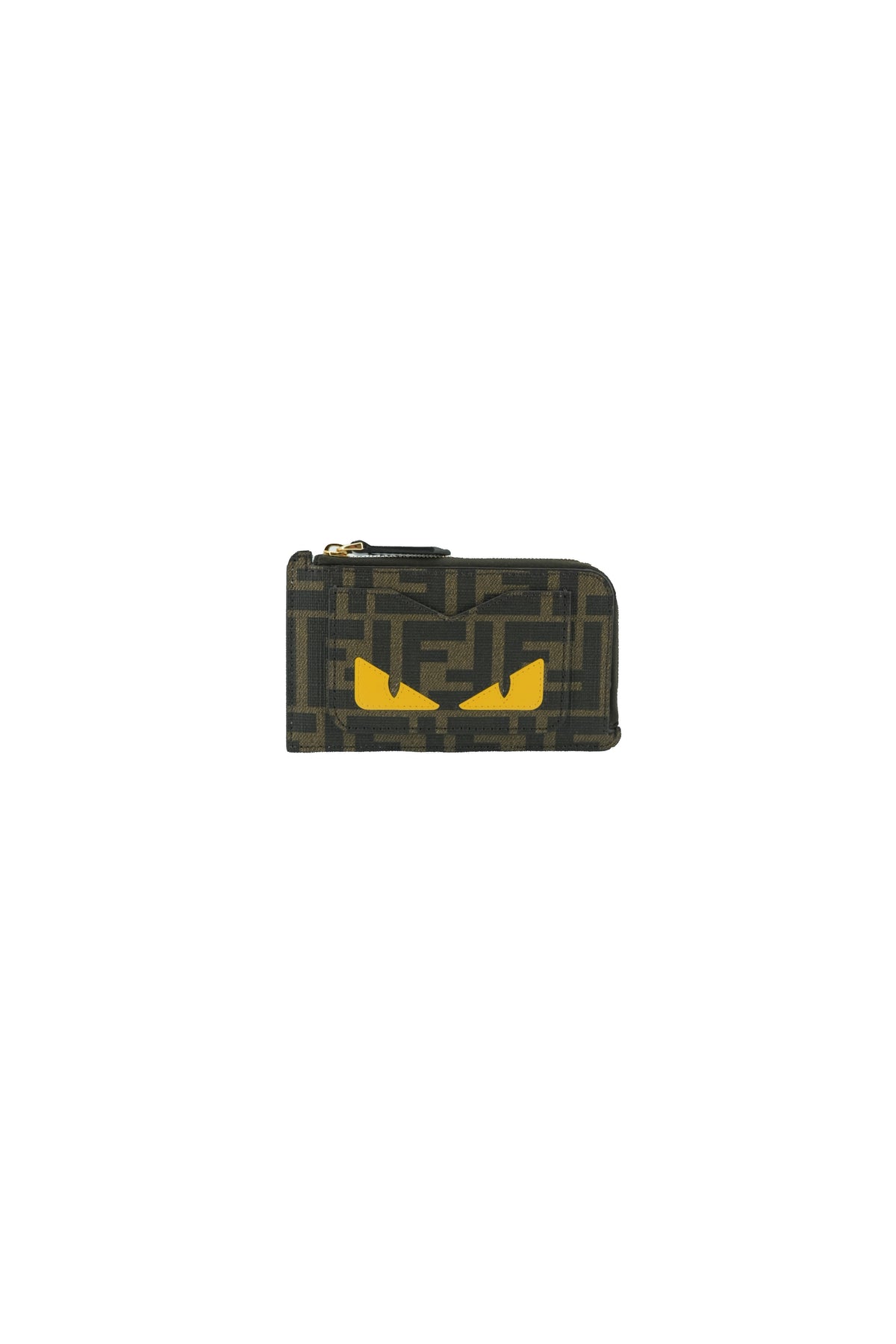 Fendi Monster card case brown, pink 0189