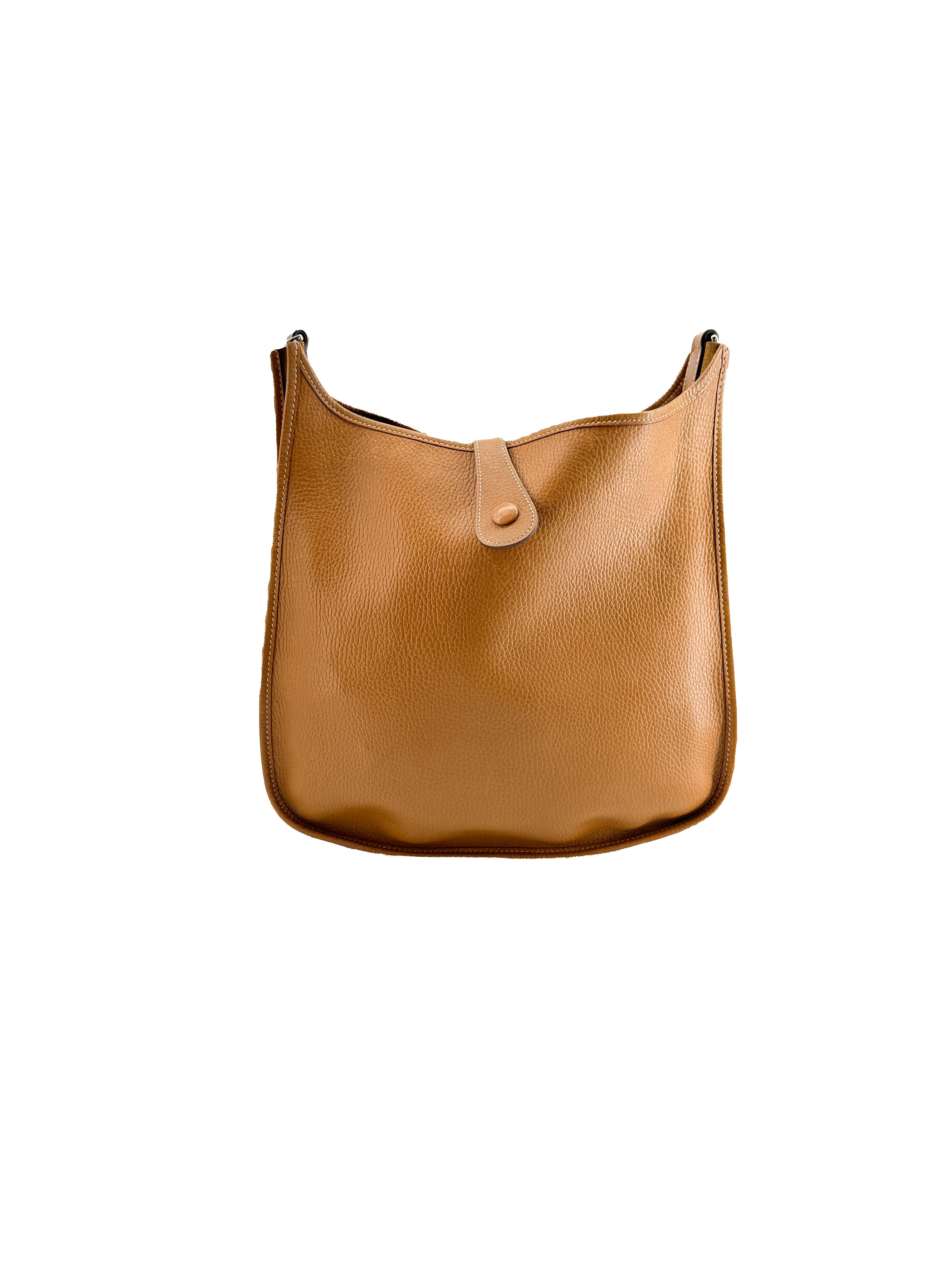 Hermès brown Evelyne 1 PM square B