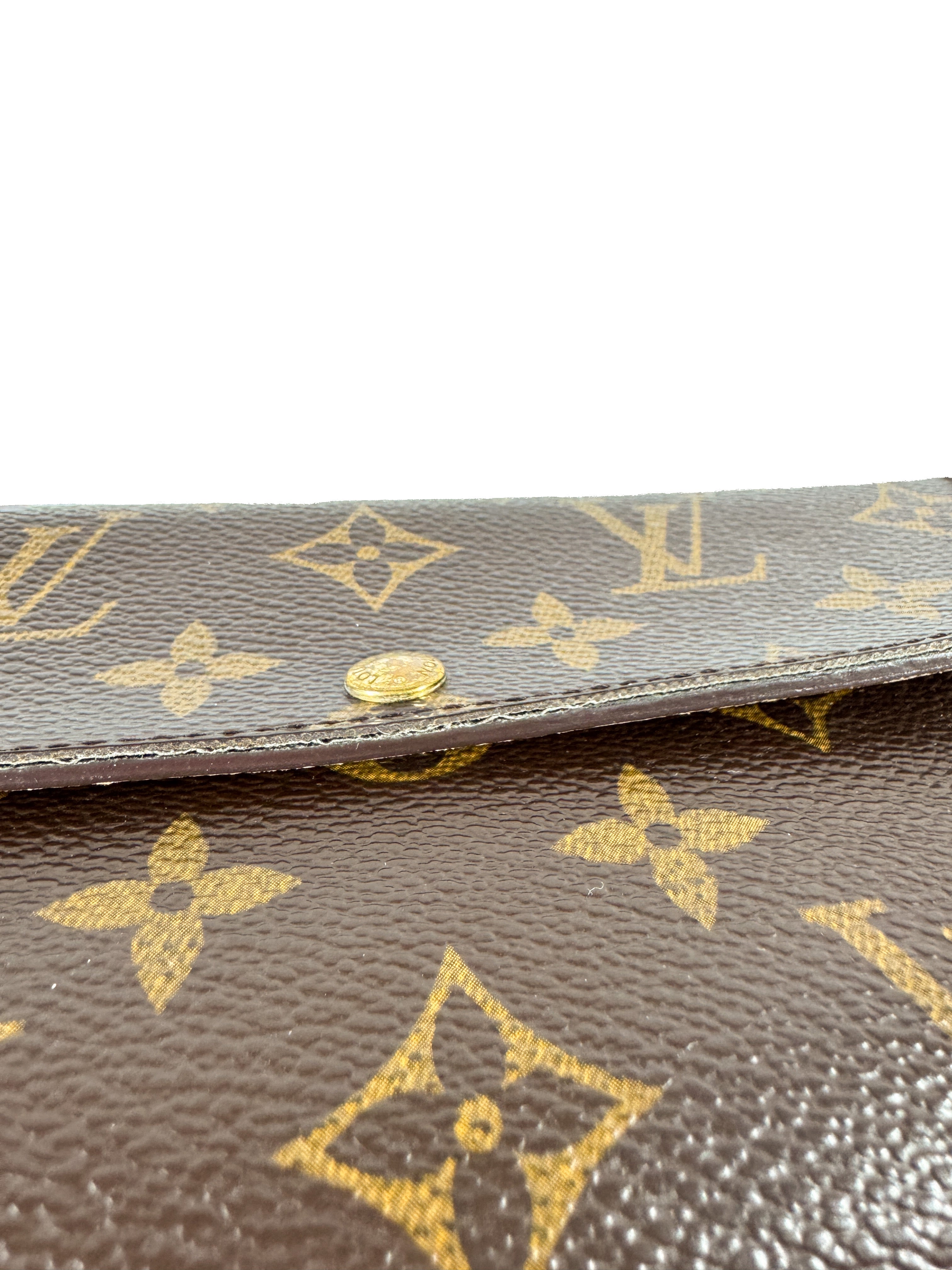 Louis Vuitton monogram Sarah wallet CA0066