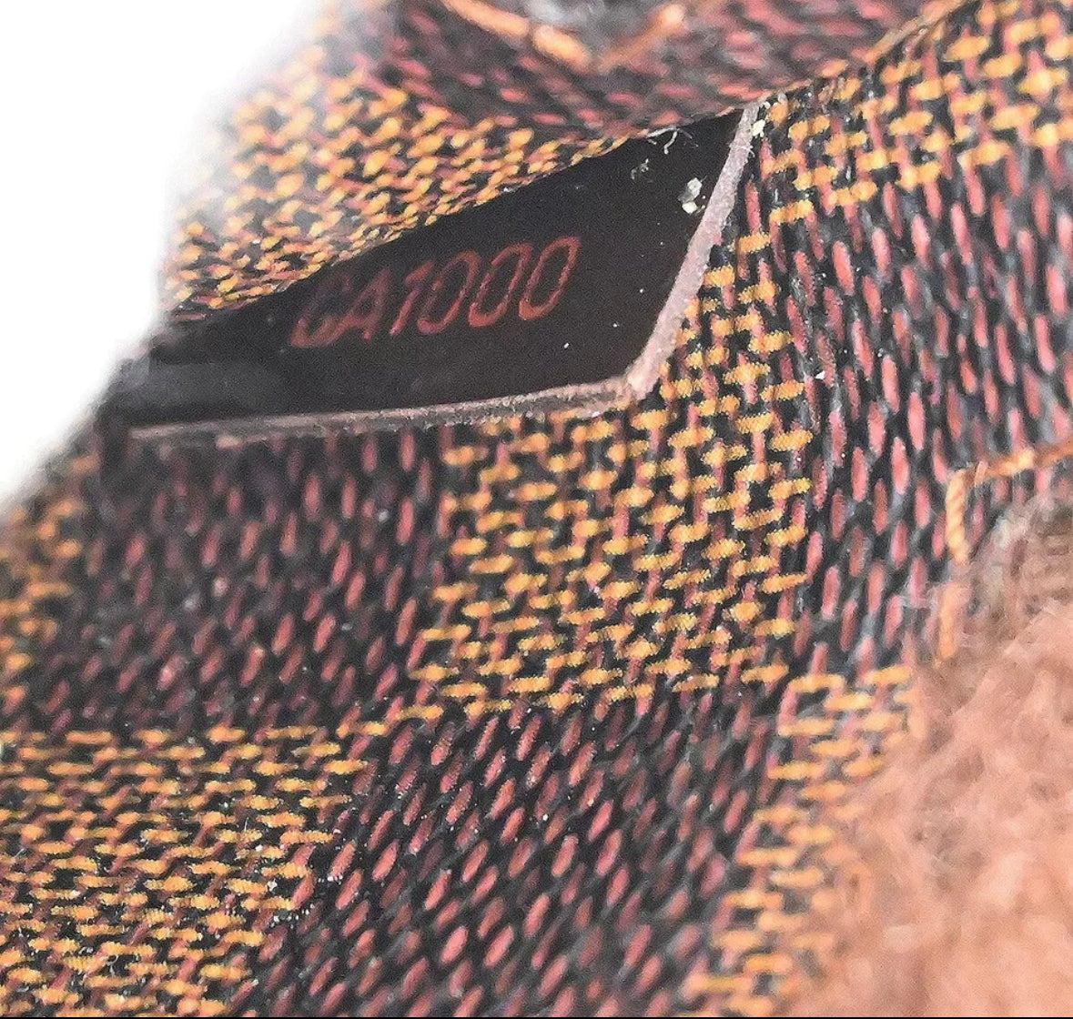 Louis Vuitton damier ebene Geronimos bum bag CA1000