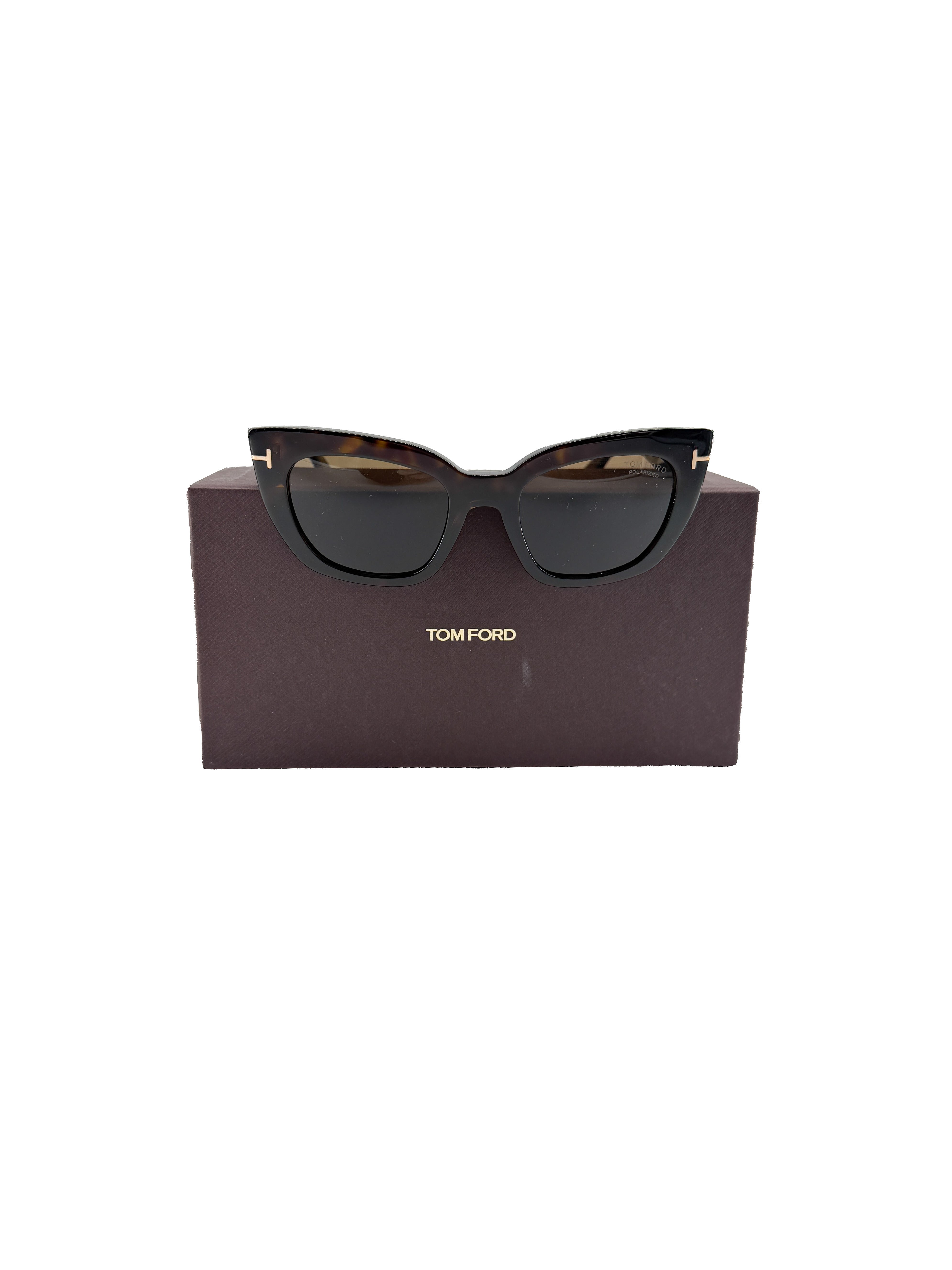 Tom Ford tortoise Athena sunglasses *case* - My Girlfriend's Wardrobe LLC