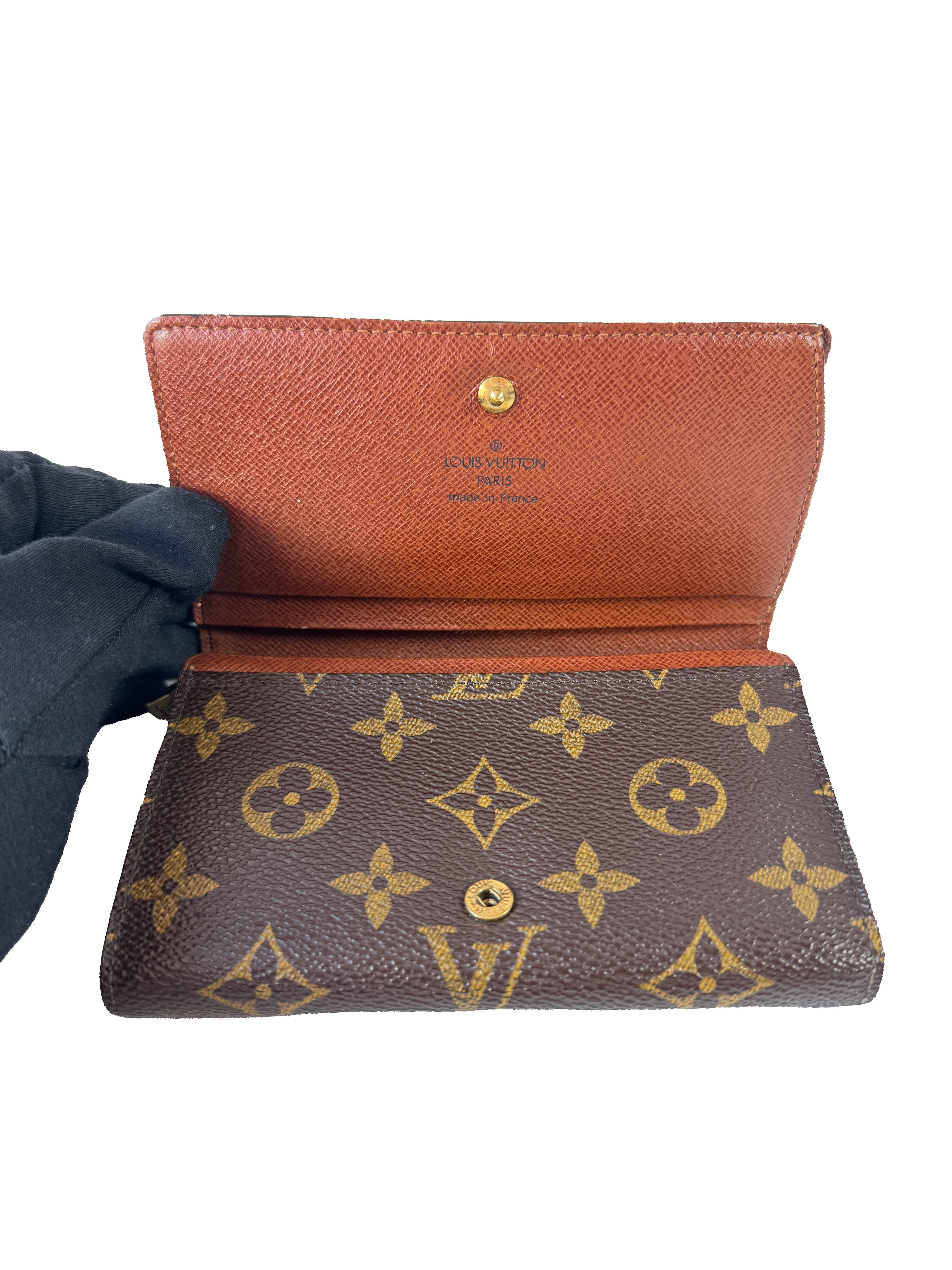 Louis Vuitton porte monnaie billets tresor monogram wallet SP0062 *as is*