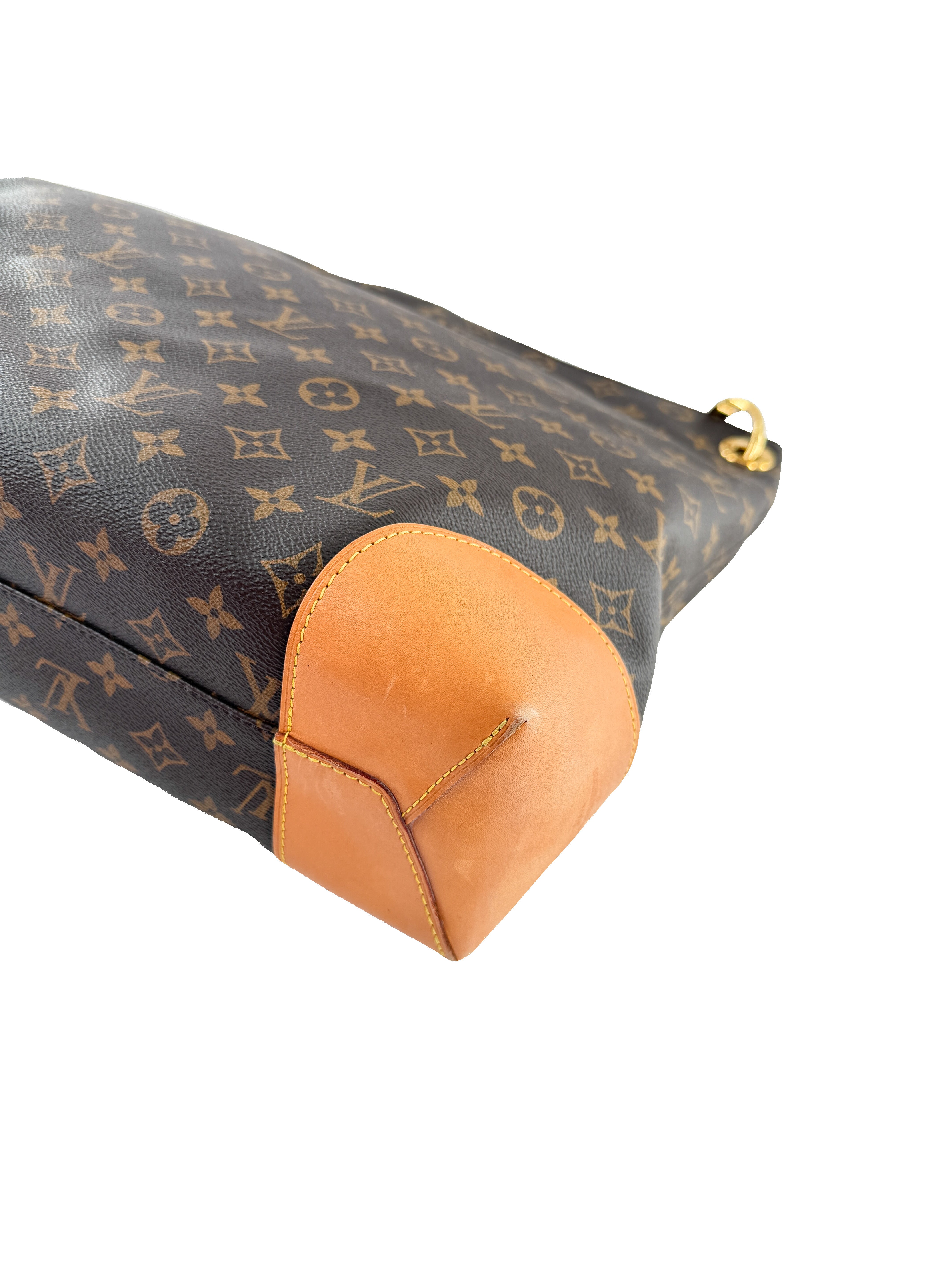 Louis Vuitton Berri MM Monogram Canvas Shoulder Bag DU1176