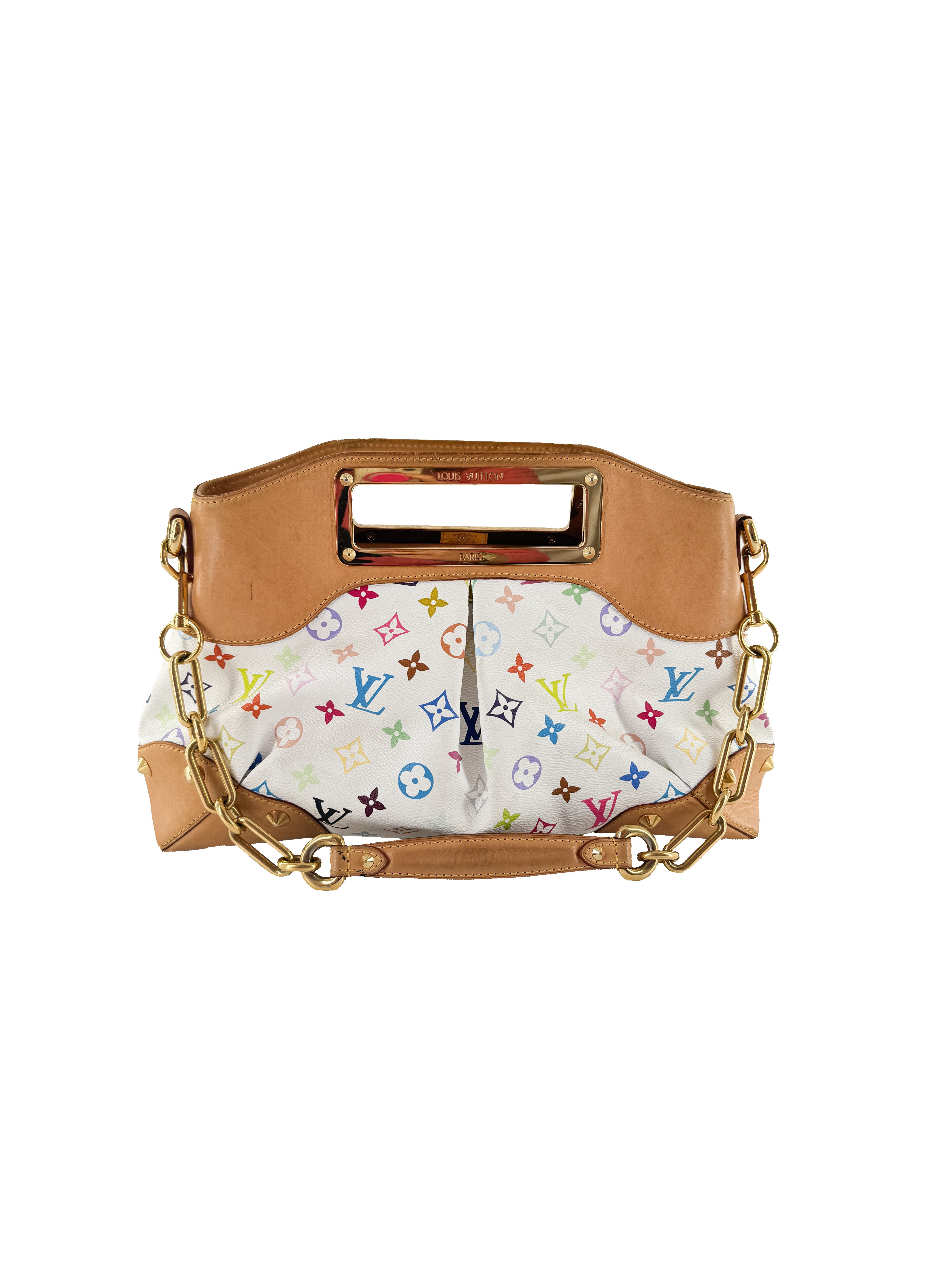 Louis Vuitton white multicolor Judy MM TR1162