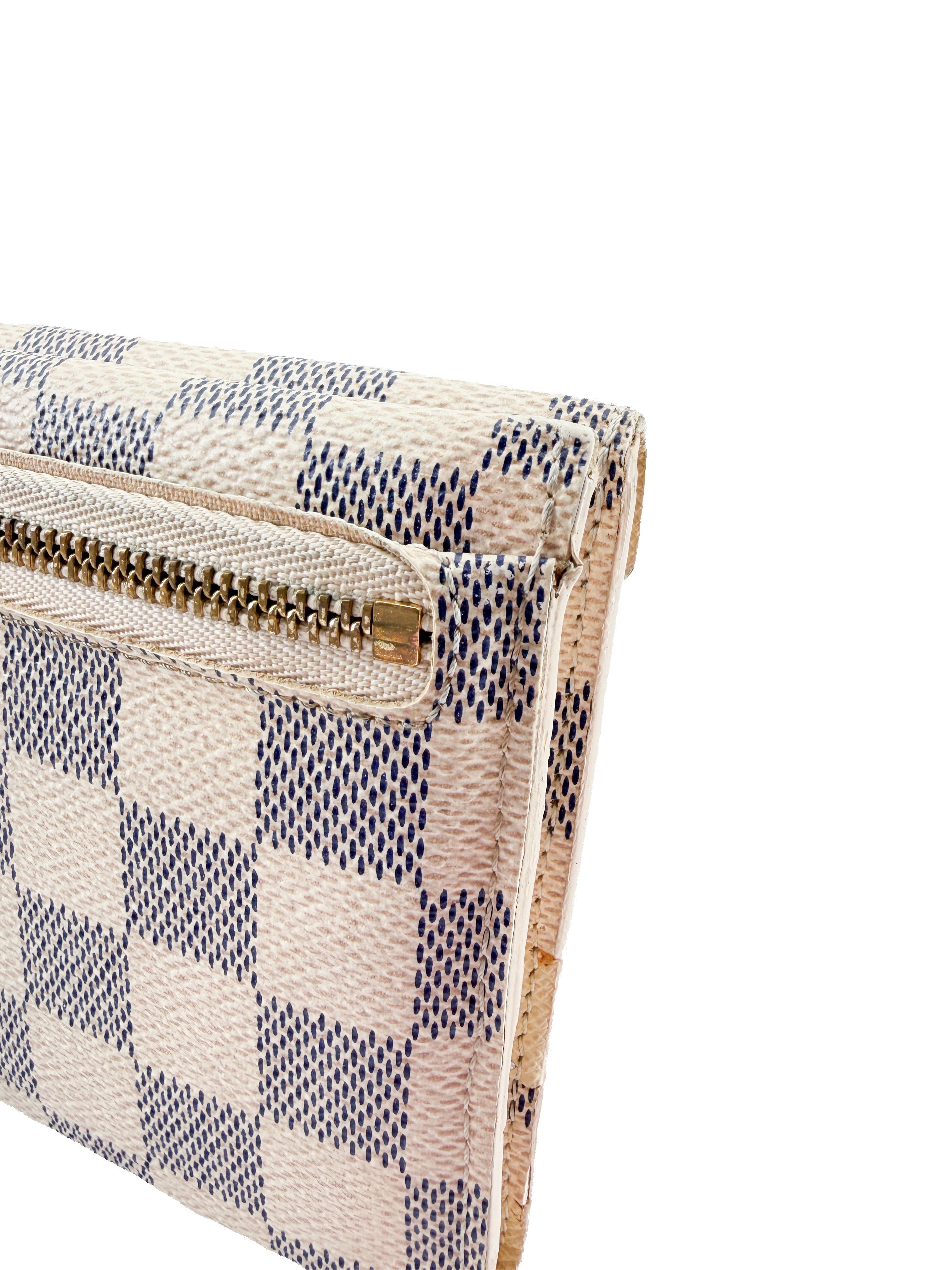 Louis Vuitton damier azur Origami wallet TR4171