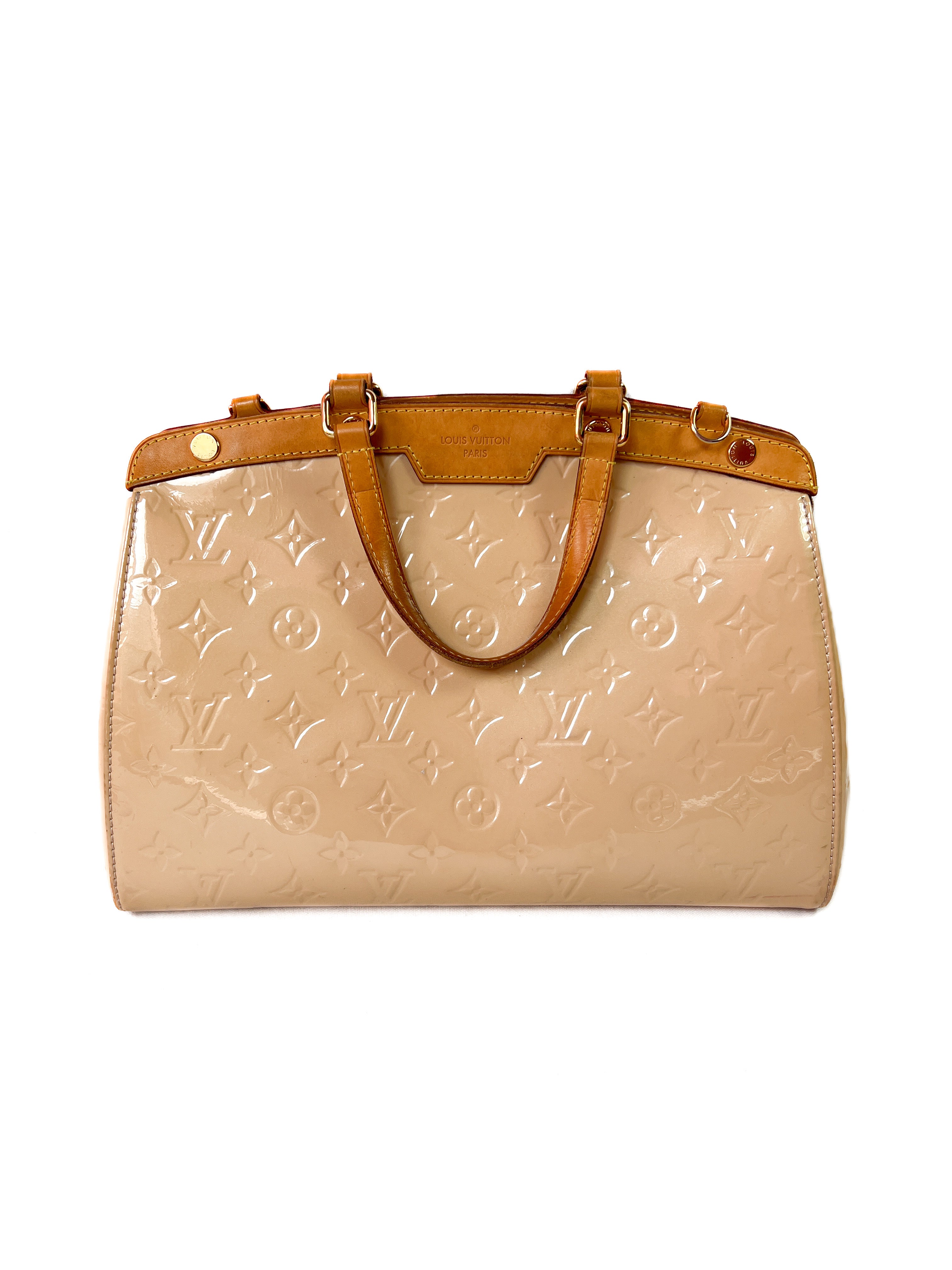 Louis Vuitton Beige Poudre Monogram Vernis Brea GM Bag at 1stDibs  louis  vuitton bags, louis vuitton giant monogram bag, poudre beige