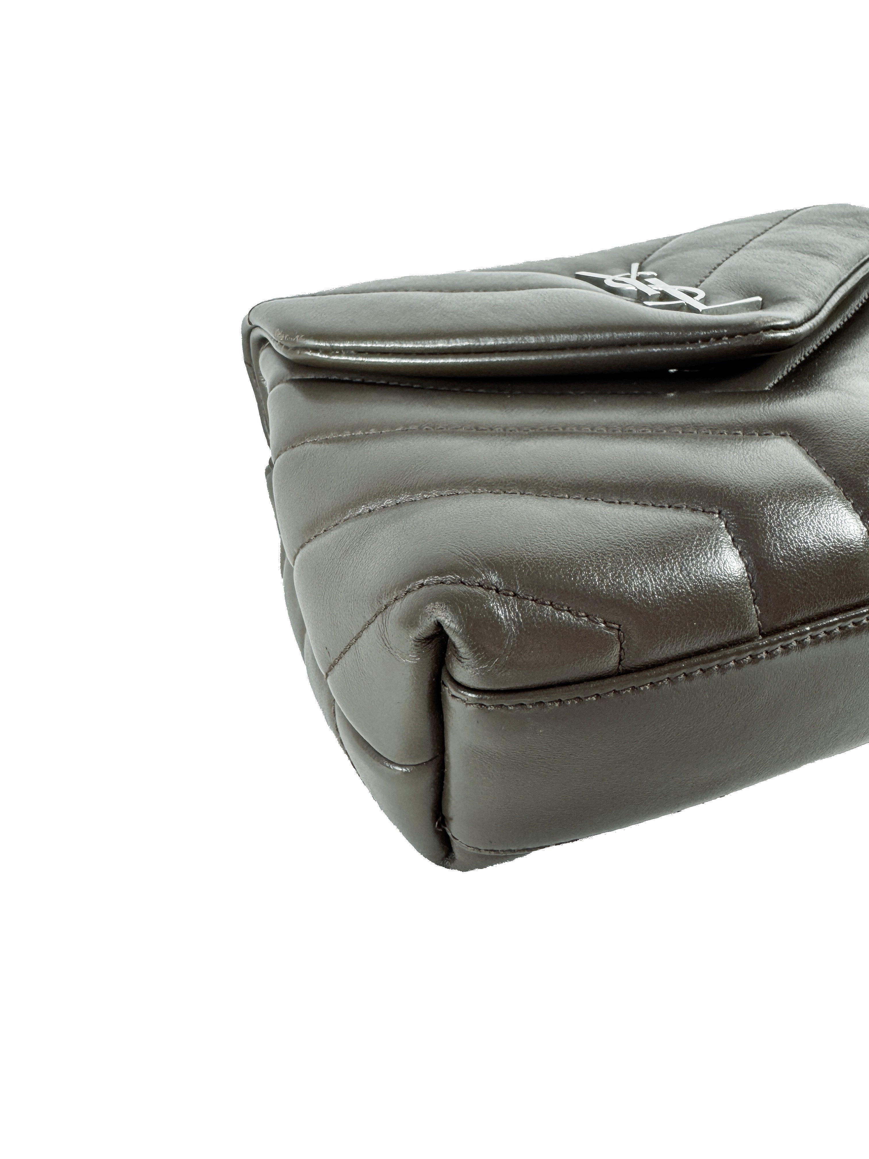 Saint Laurent olive monogram Matelasse toy loulou GUE467072-1018