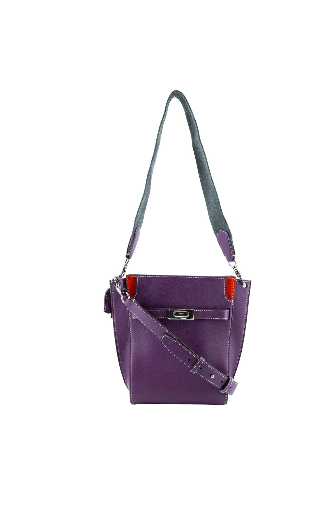 Tory Burch purple Lee Radziwill bucket bag NWT retail $795