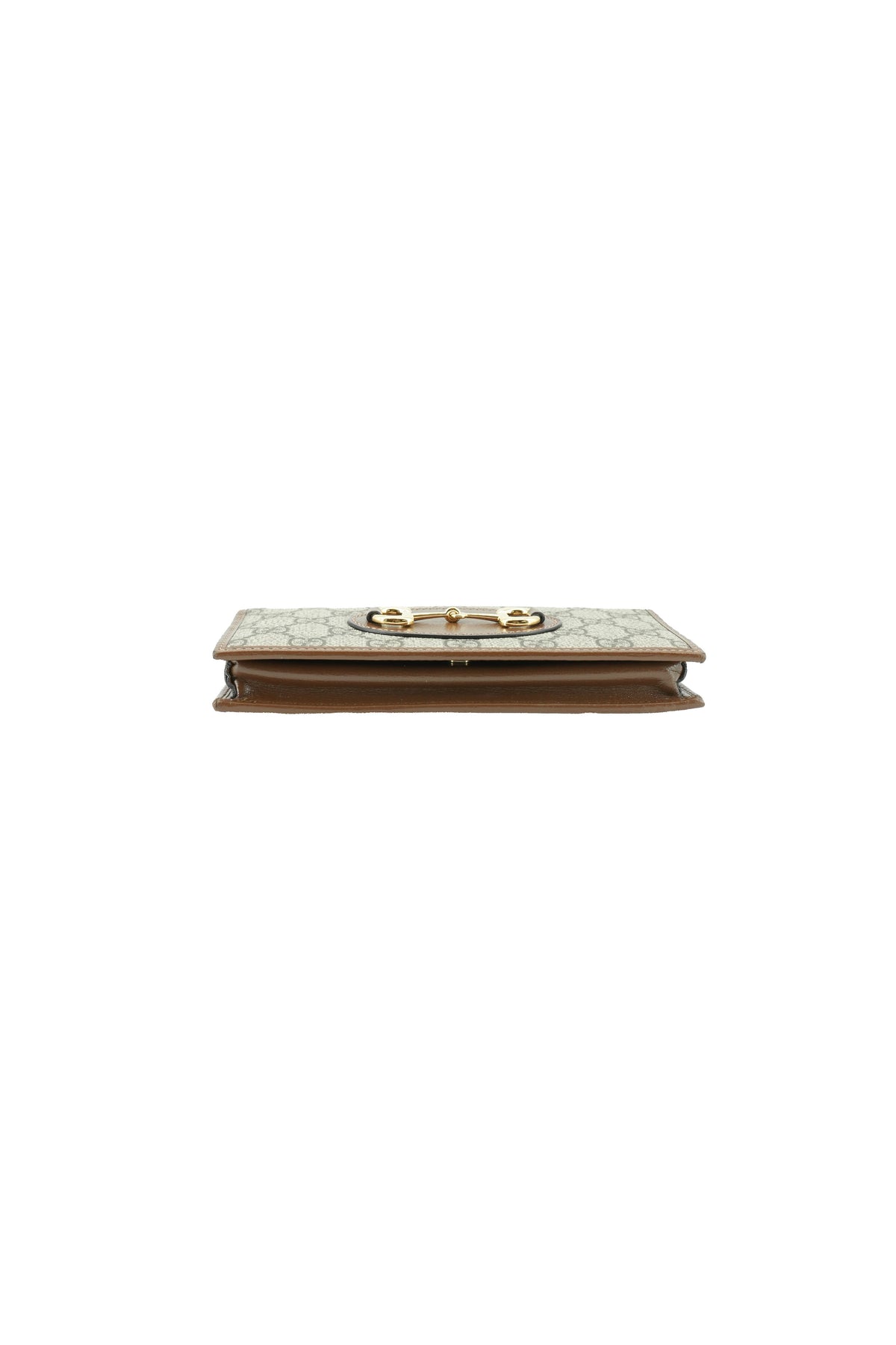 Gucci brown Horsebit 1955 chain wallet 621892-2149