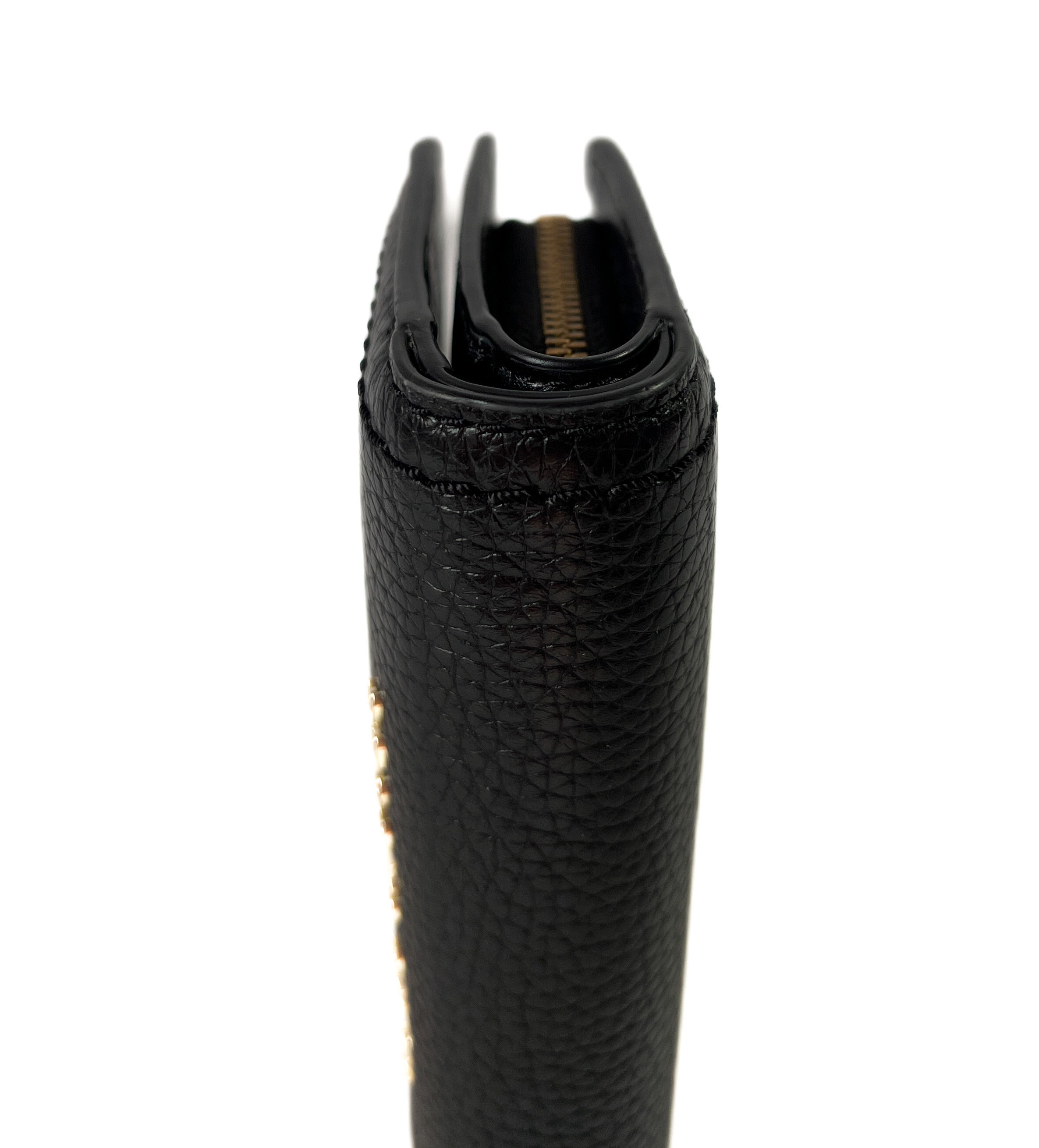 Marc Jacobs black leather small wallet