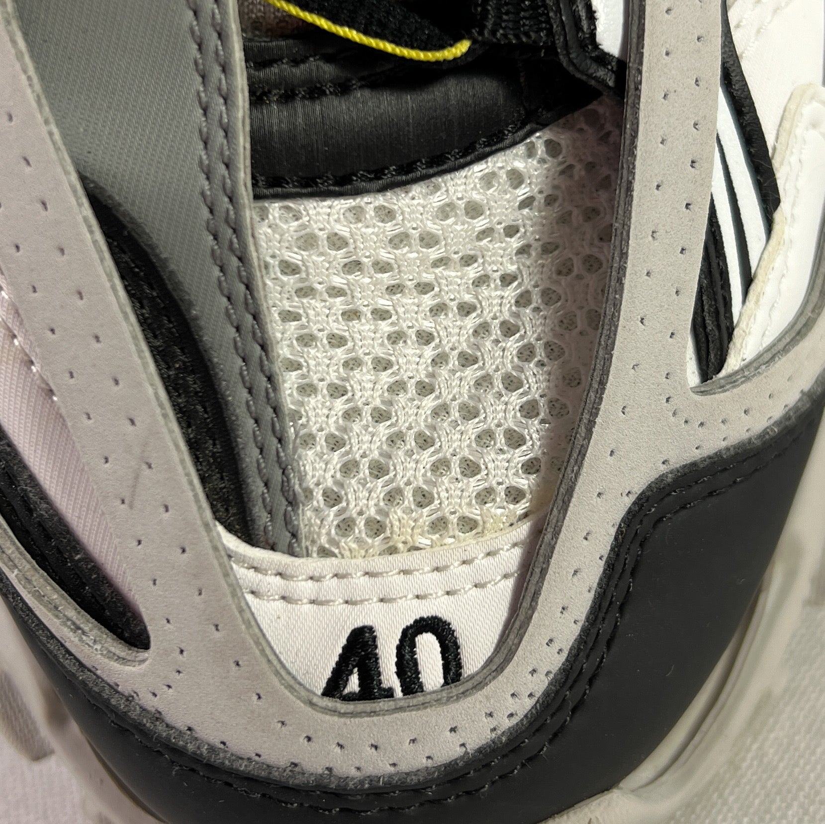 Balenciaga gray tri color track sneakers size 40