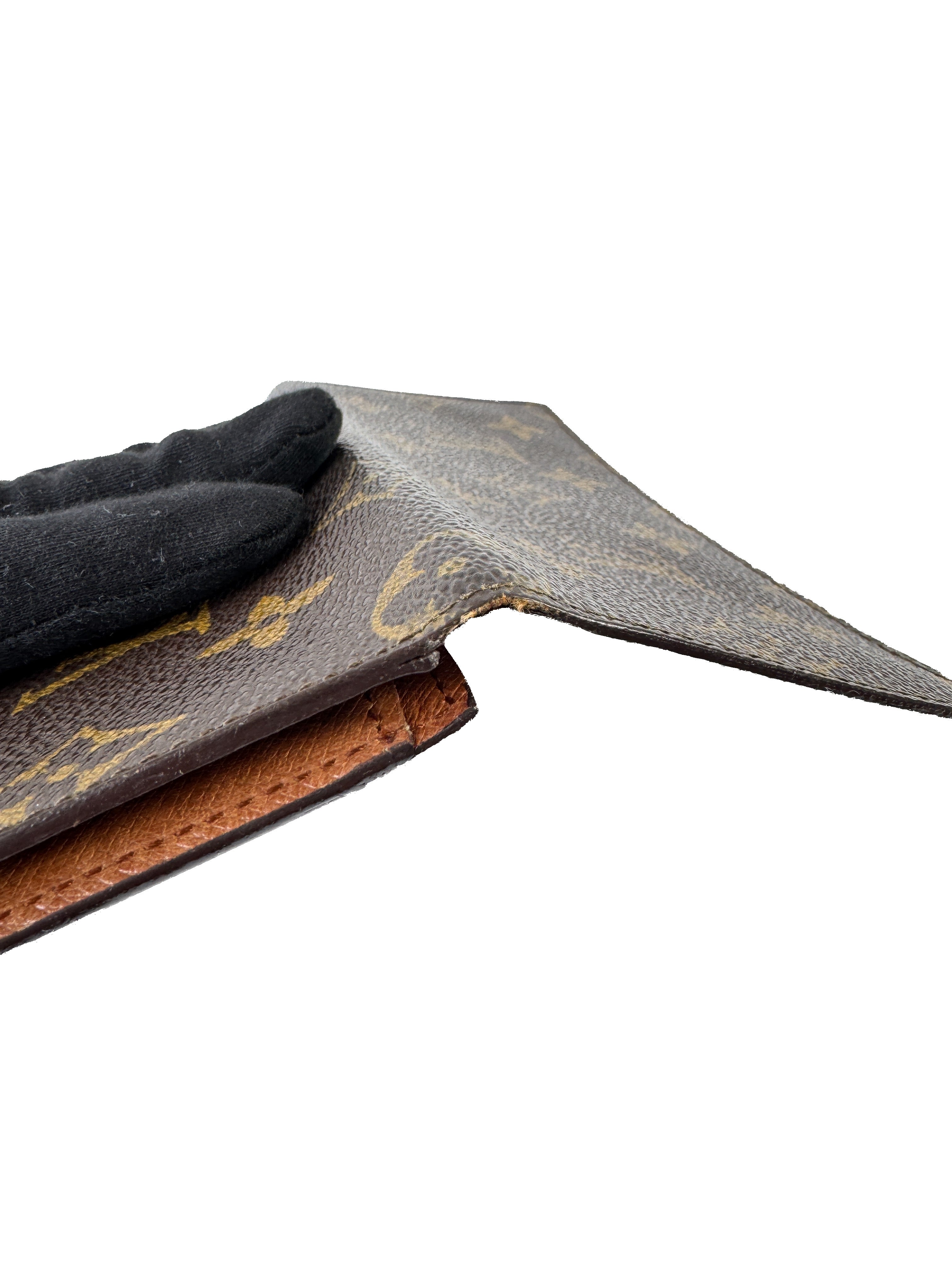 Louis Vuitton monogram porto yen cult credit long wallet MI8095