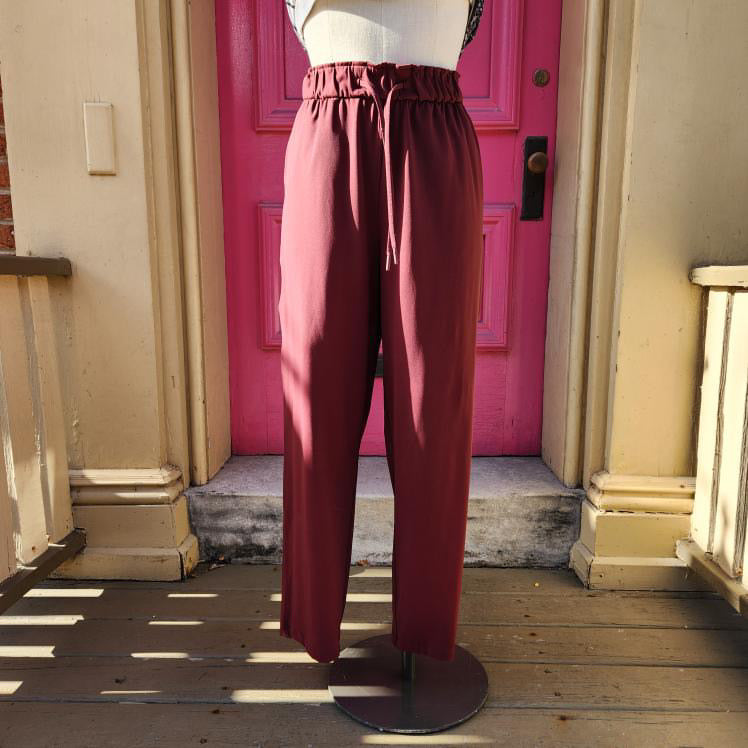 Lululemon dark red pants size 14 – My Girlfriend's Wardrobe LLC