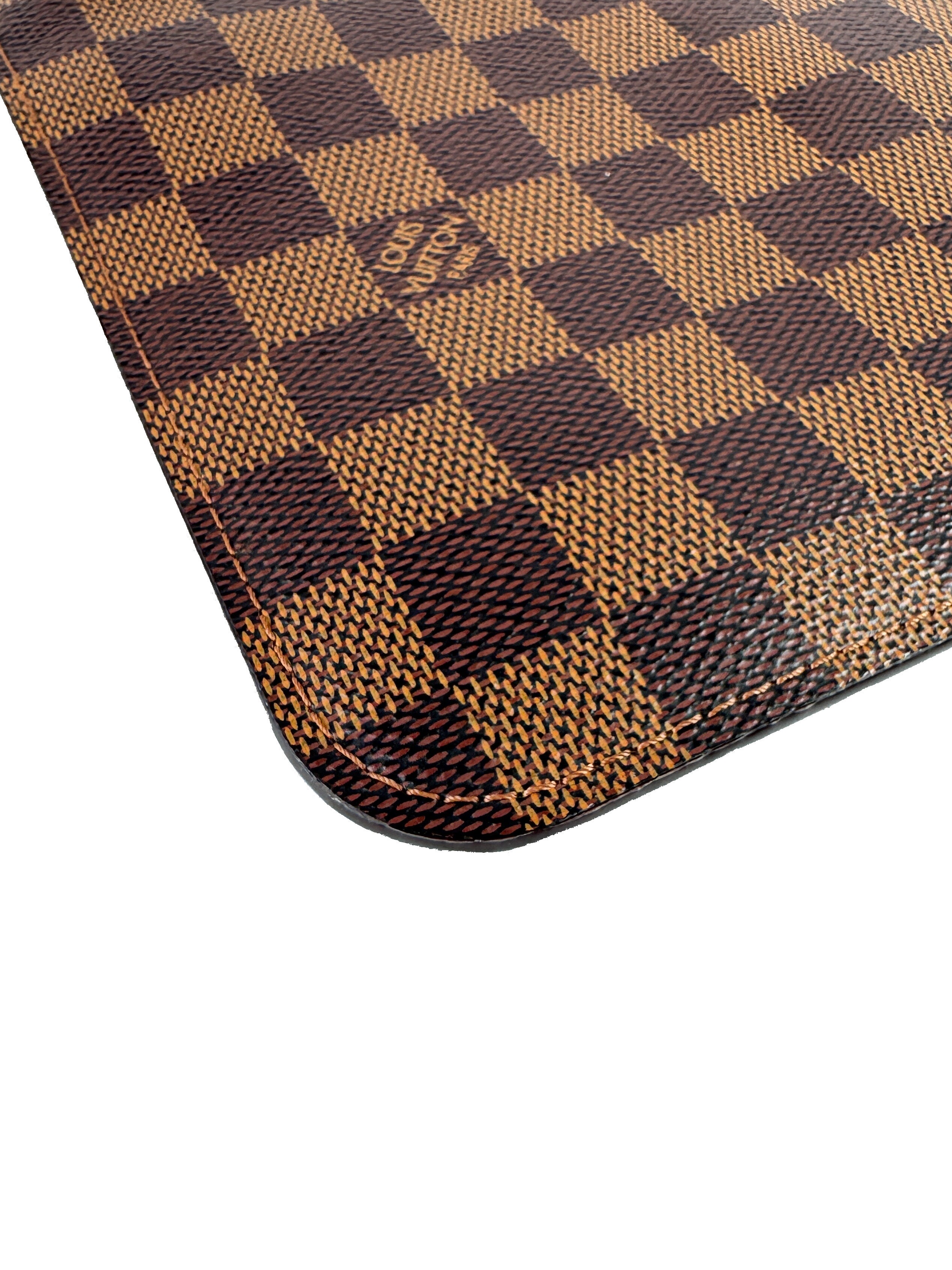 Louis Vuitton damier ebene Neverfull MM w/pouch TX4230