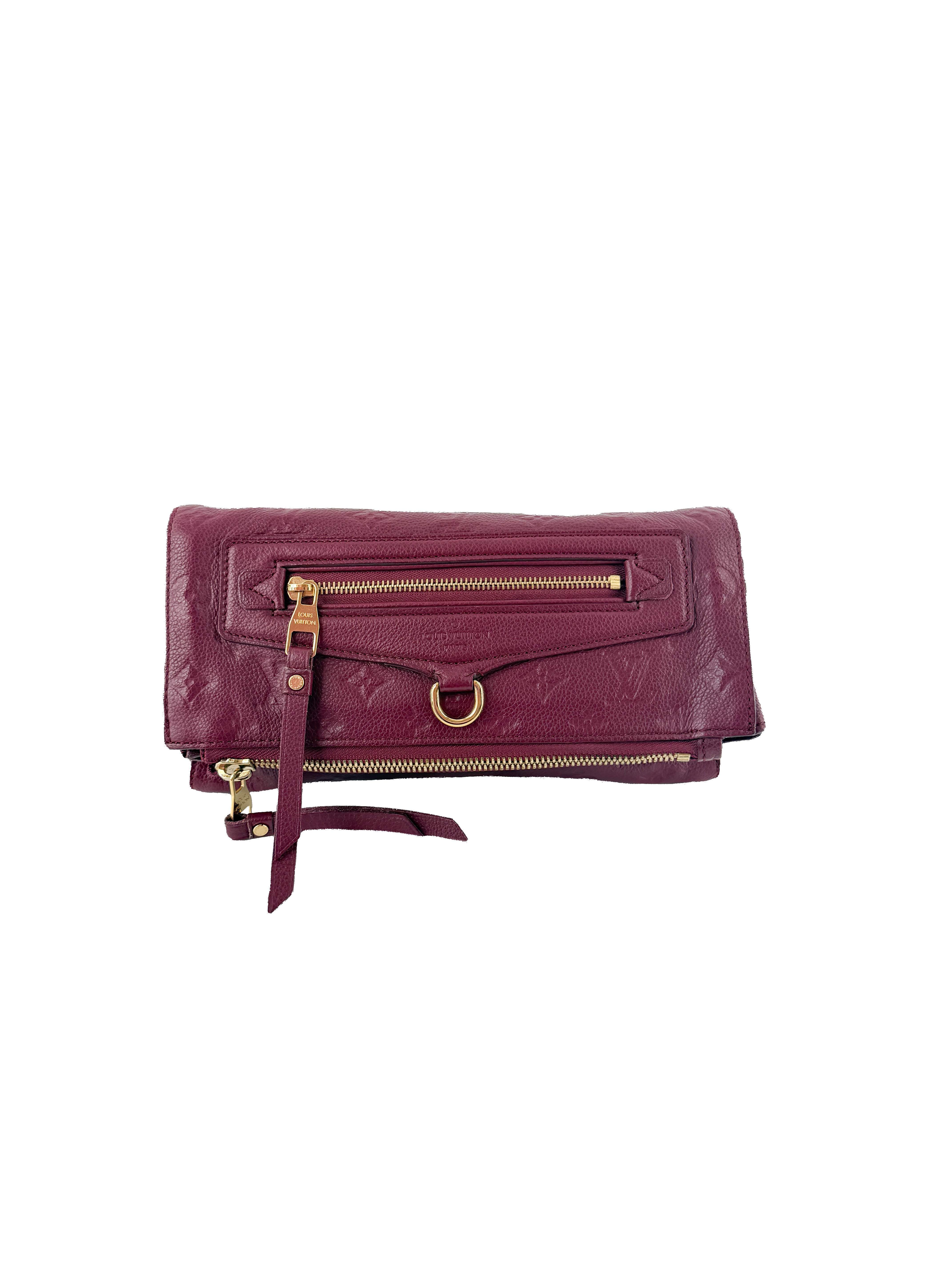 Louis Vuitton berry monogram empreinte Pétillante clutch TR2144 - My Girlfriend's Wardrobe LLC