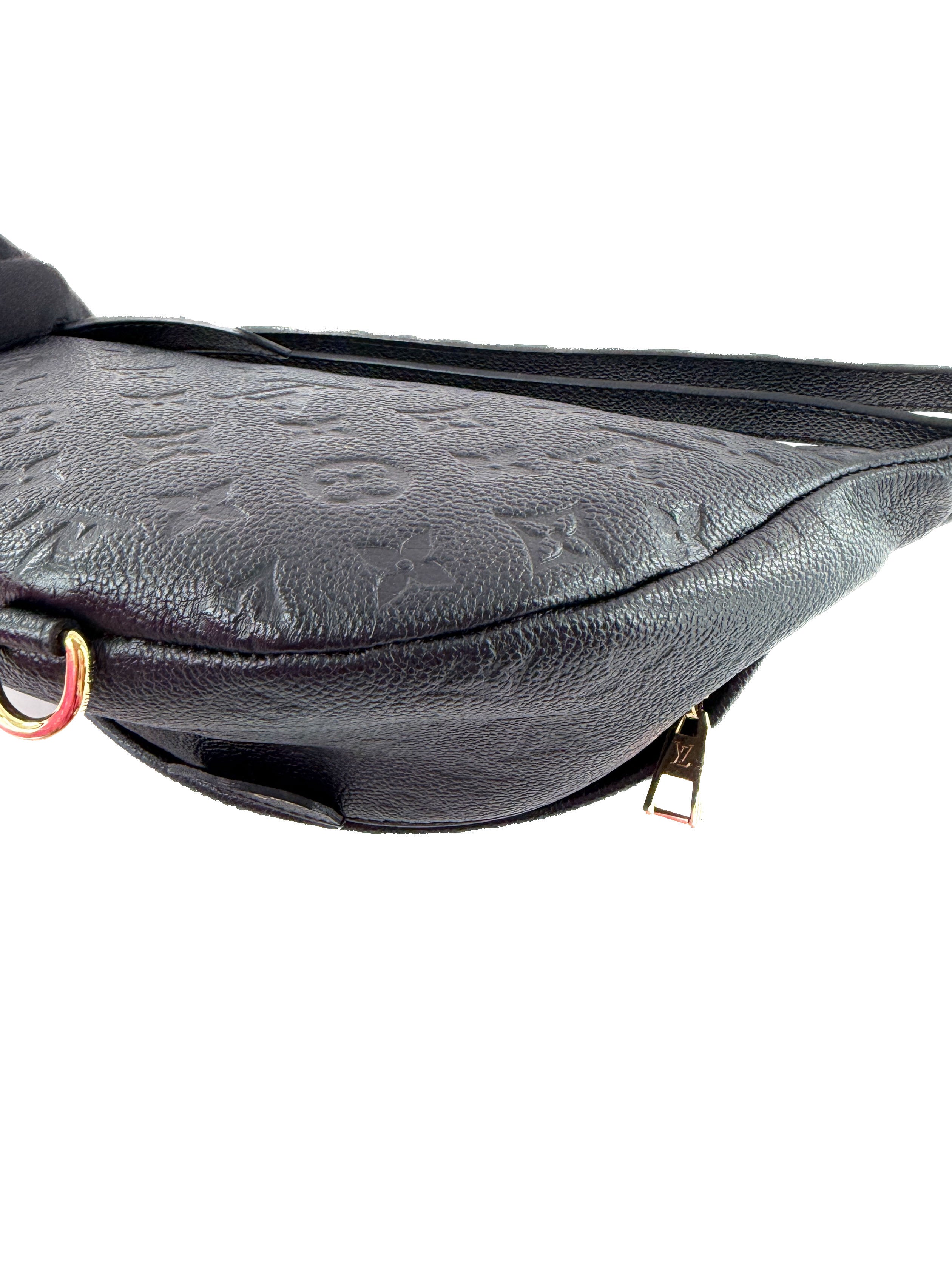 Louis Vuitton black Bumbag Empreinte Leather Crossbody Bag SD3149