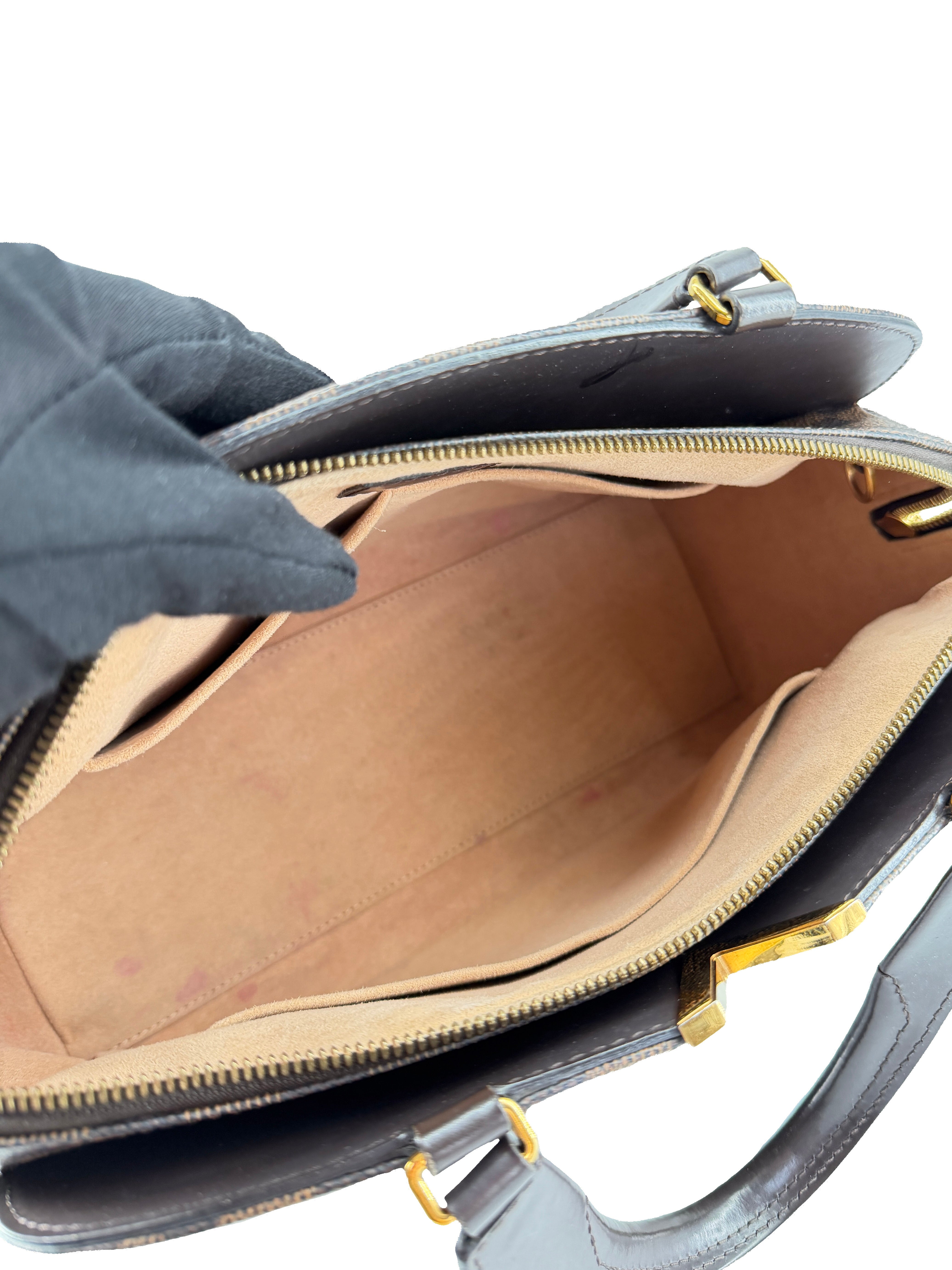 Louis Vuitton damier ebene Kensington bowling bag TJ0128 - My Girlfriend's Wardrobe LLC