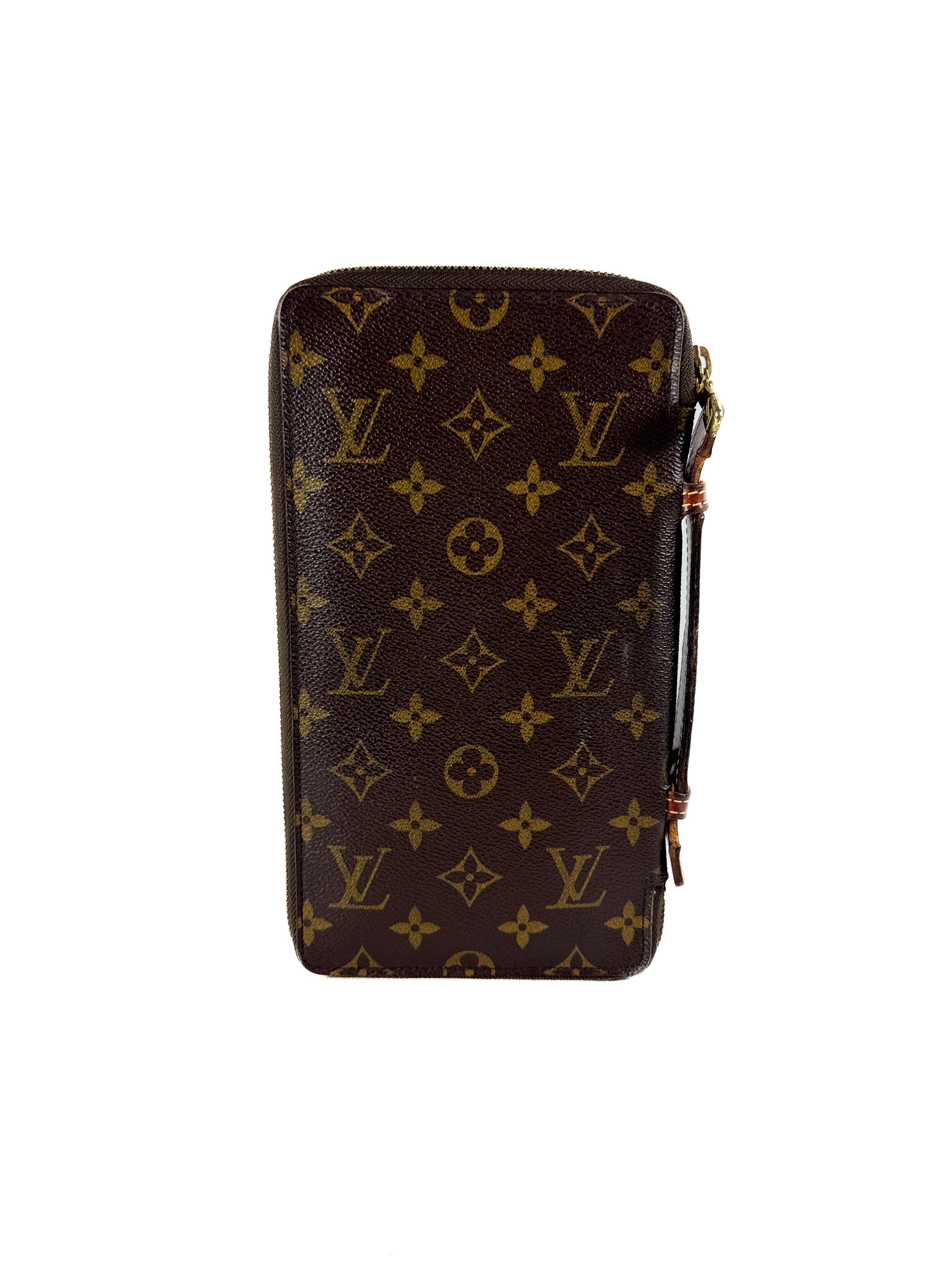 Louis Vuitton monogram vintage organizer de voyage travel wallet MI1917