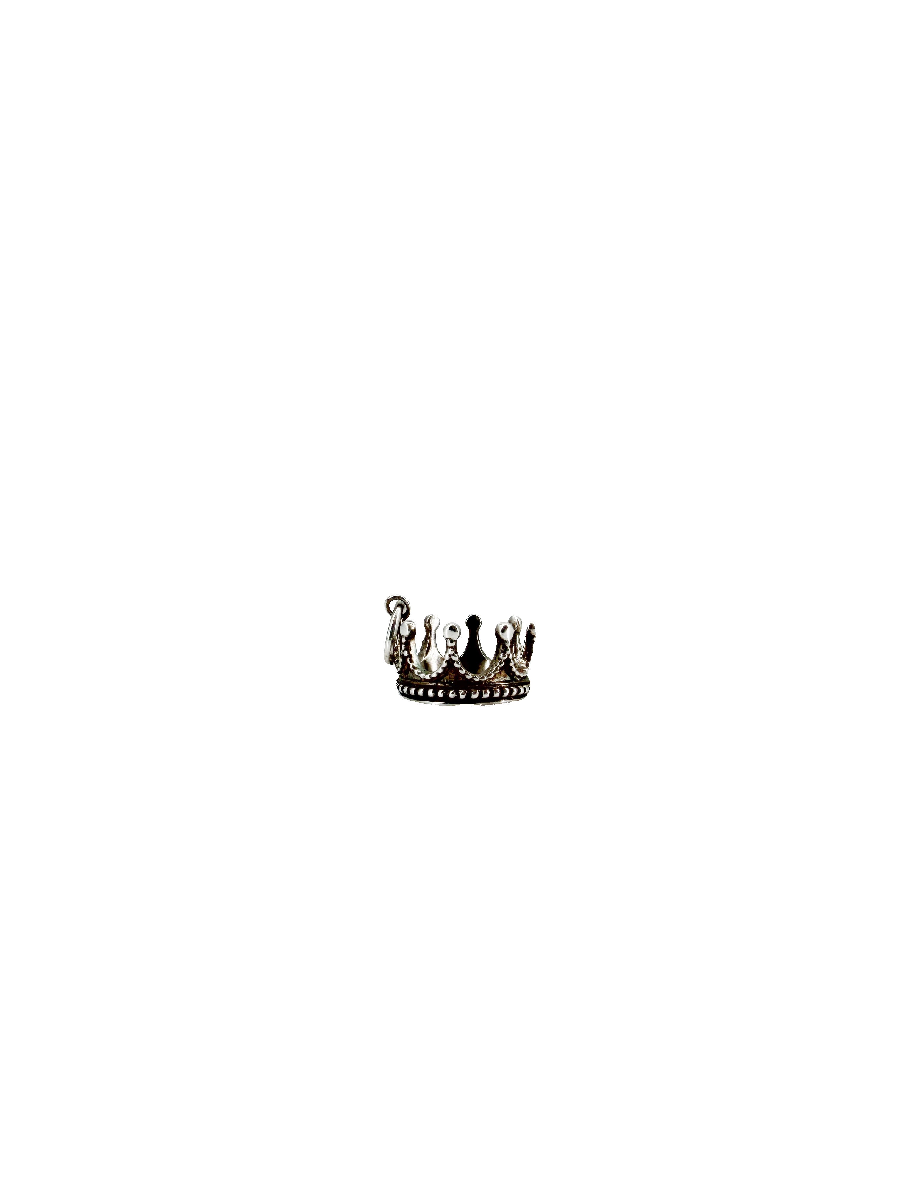 Tiffany & Co sterling silver crown charm