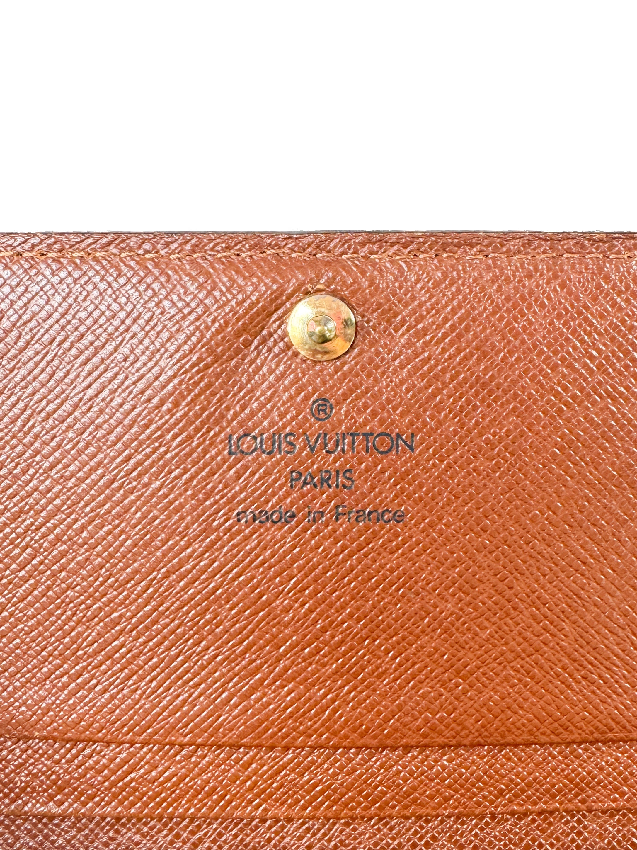 Louis Vuitton monogram vintage Tresor wallet CT1015