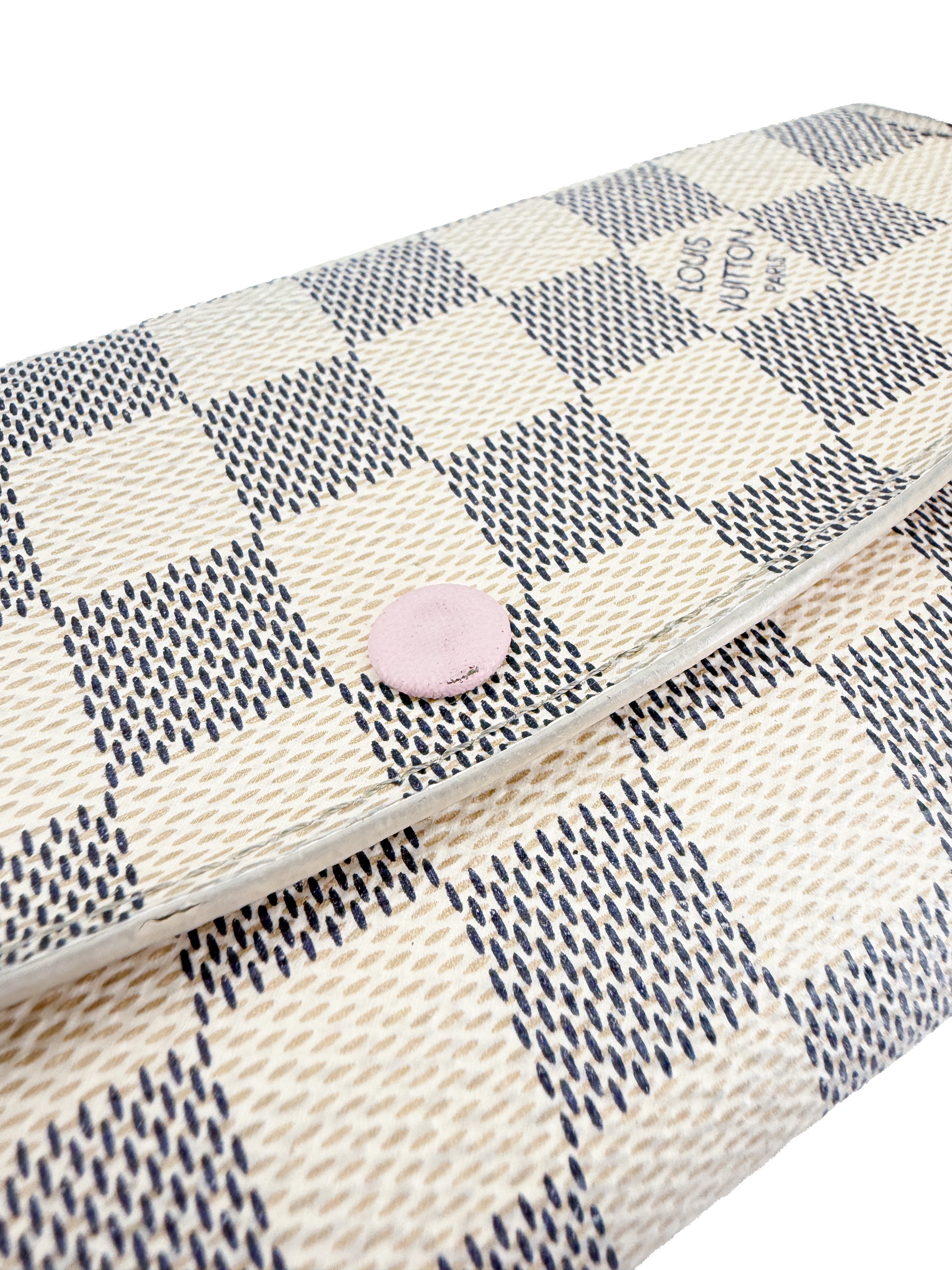Louis Vuitton damier azur Emilie wallet TA2126