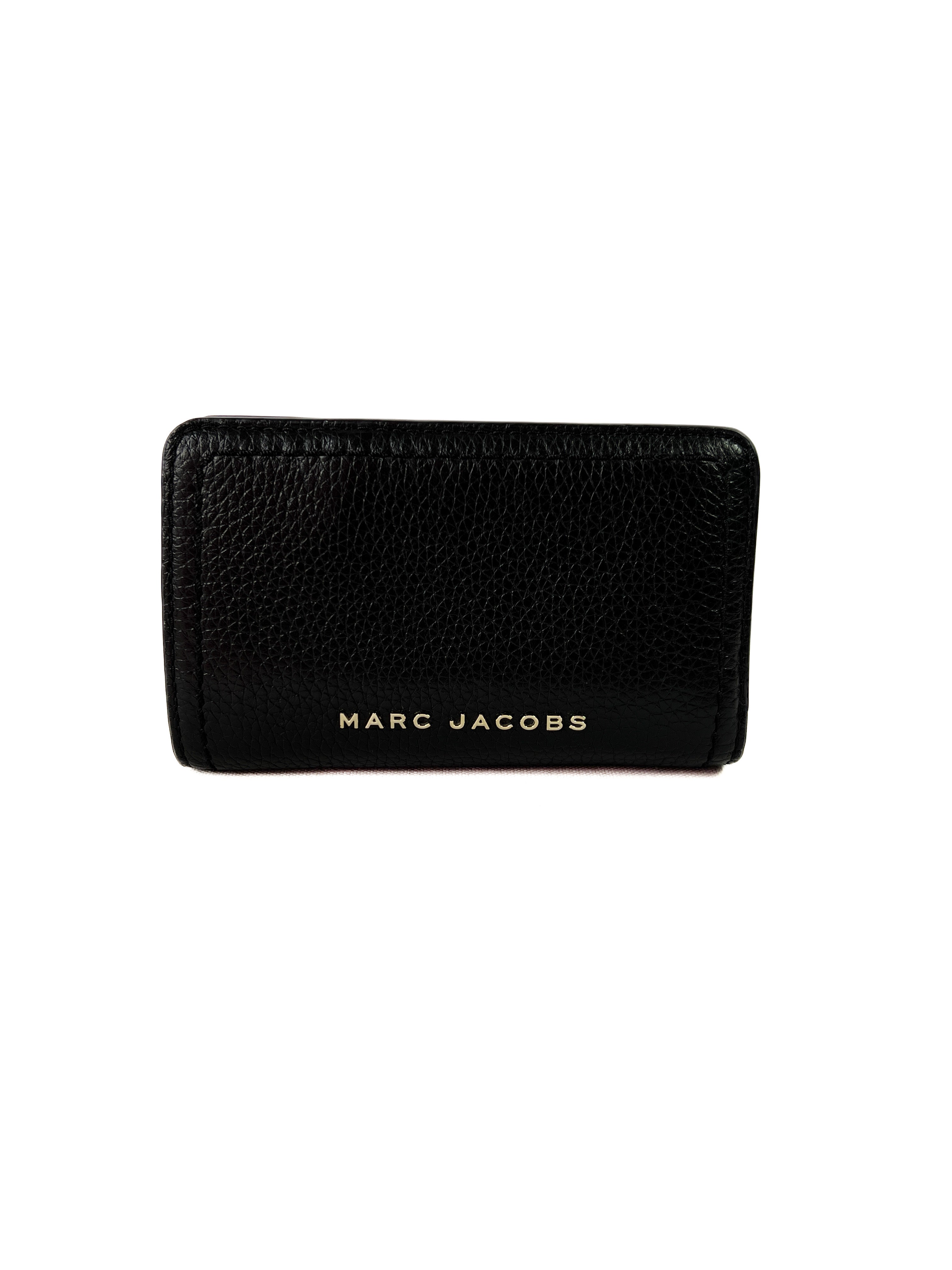 Marc Jacobs black leather small wallet