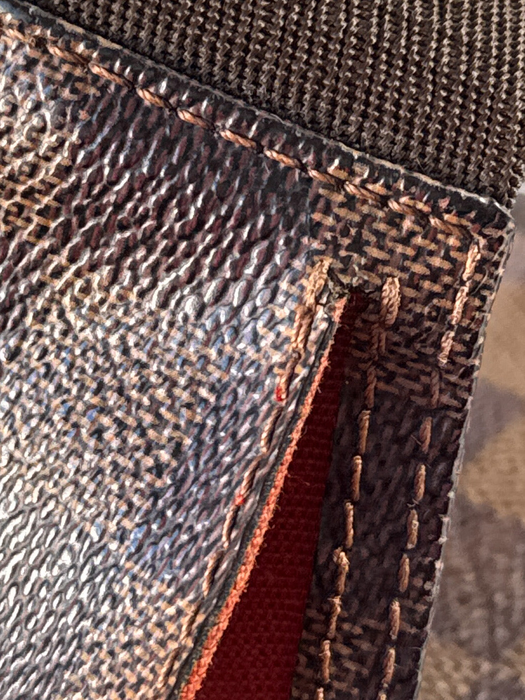 Louis Vuitton damier ebene Geronimos bum bag CA1000