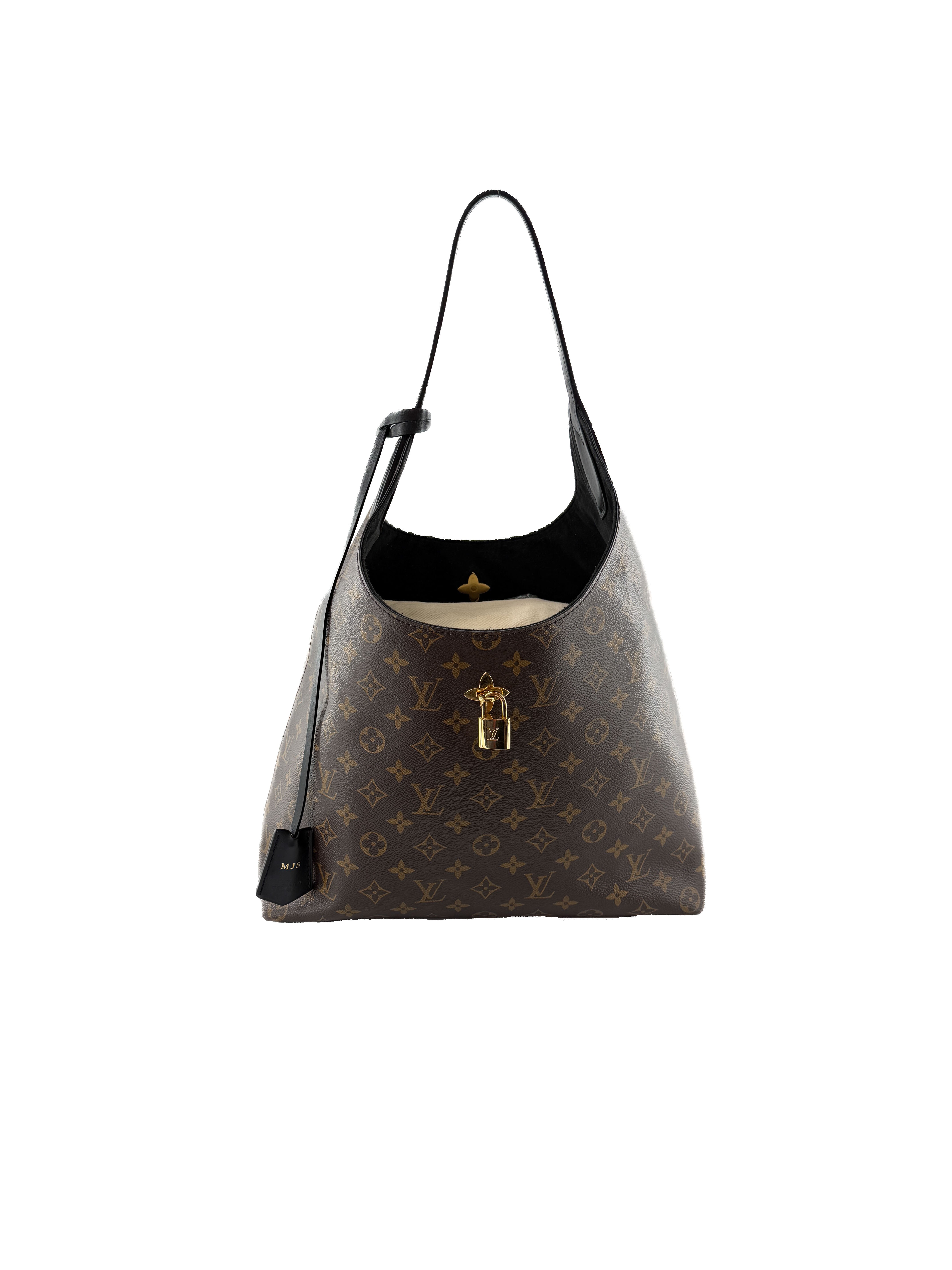 Louis Vuitton monogram black Flower Hobo SD3109