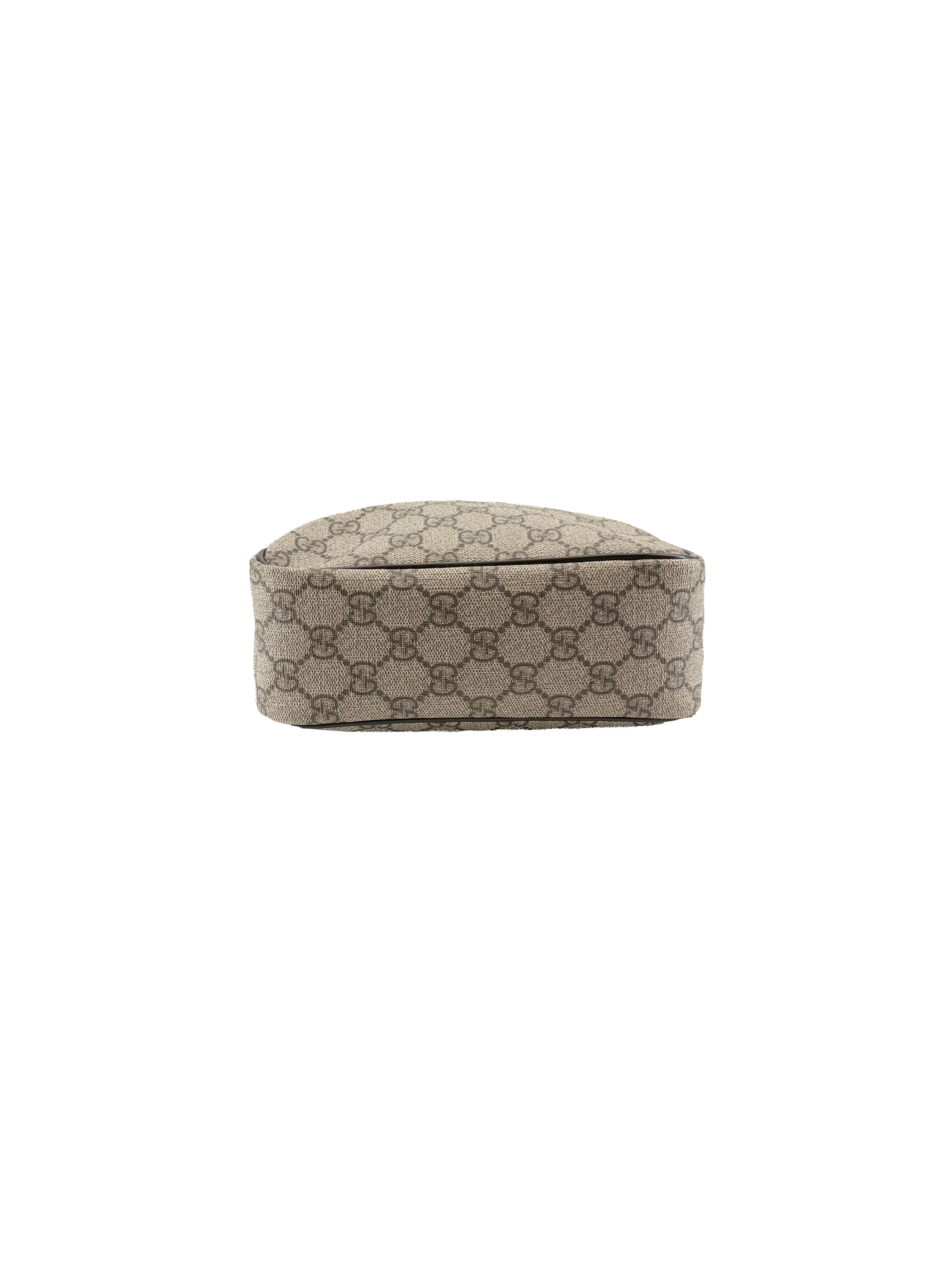 Gucci brown coated canvas crossbody 233268 525040