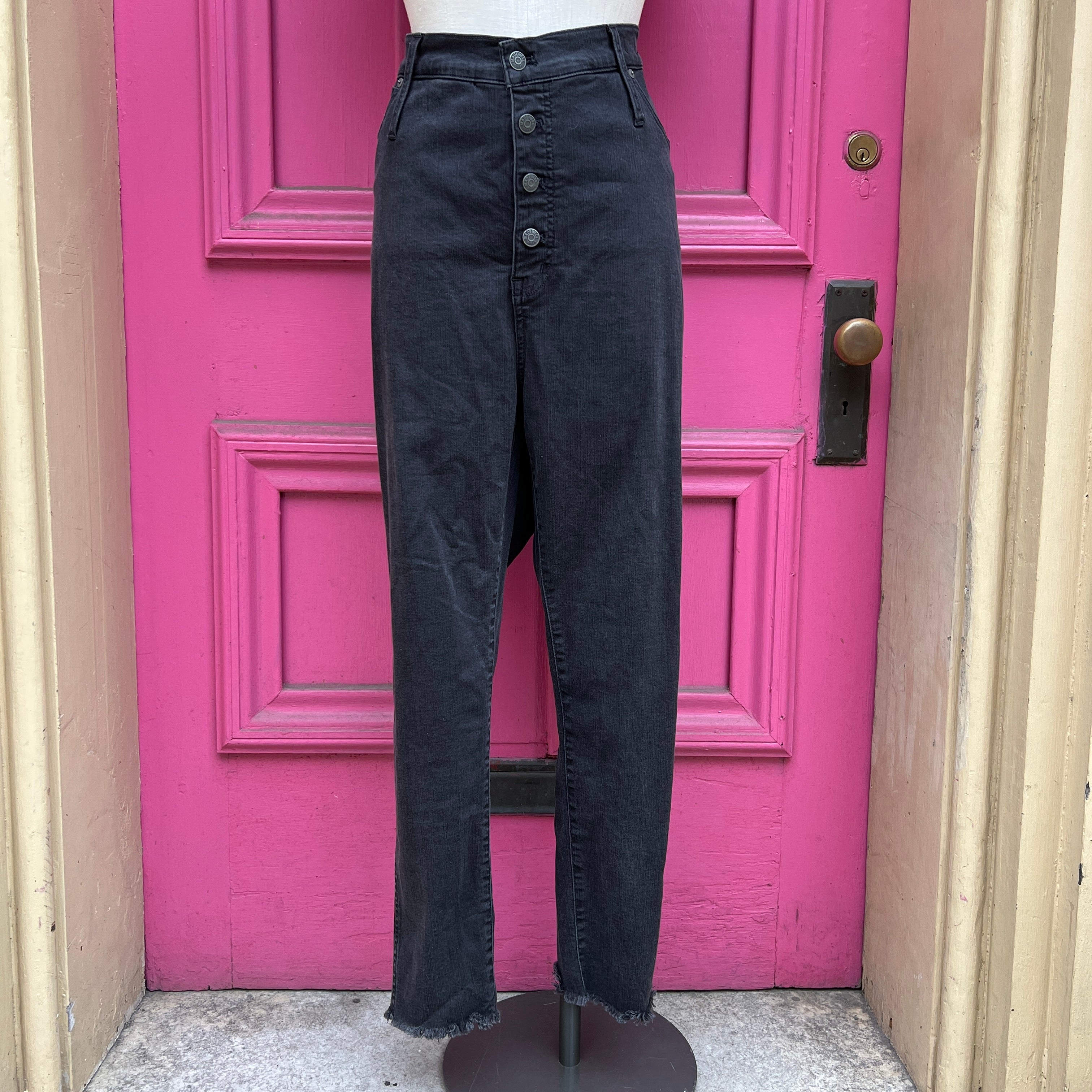 Madewell black 10" high rise skinny jeans size 18 NWT