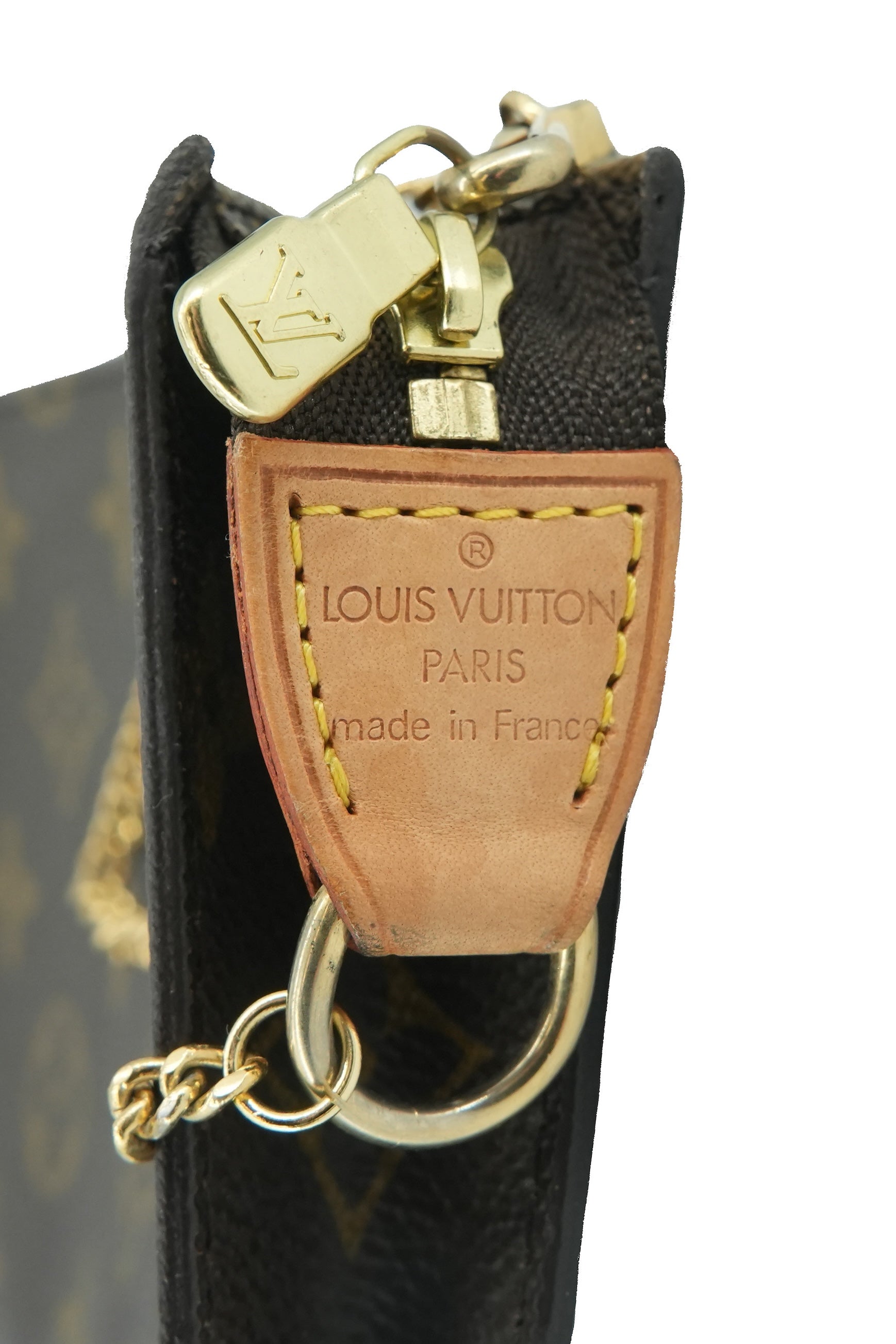 Louis Vuitton brown monogram bucket pouch FL1001