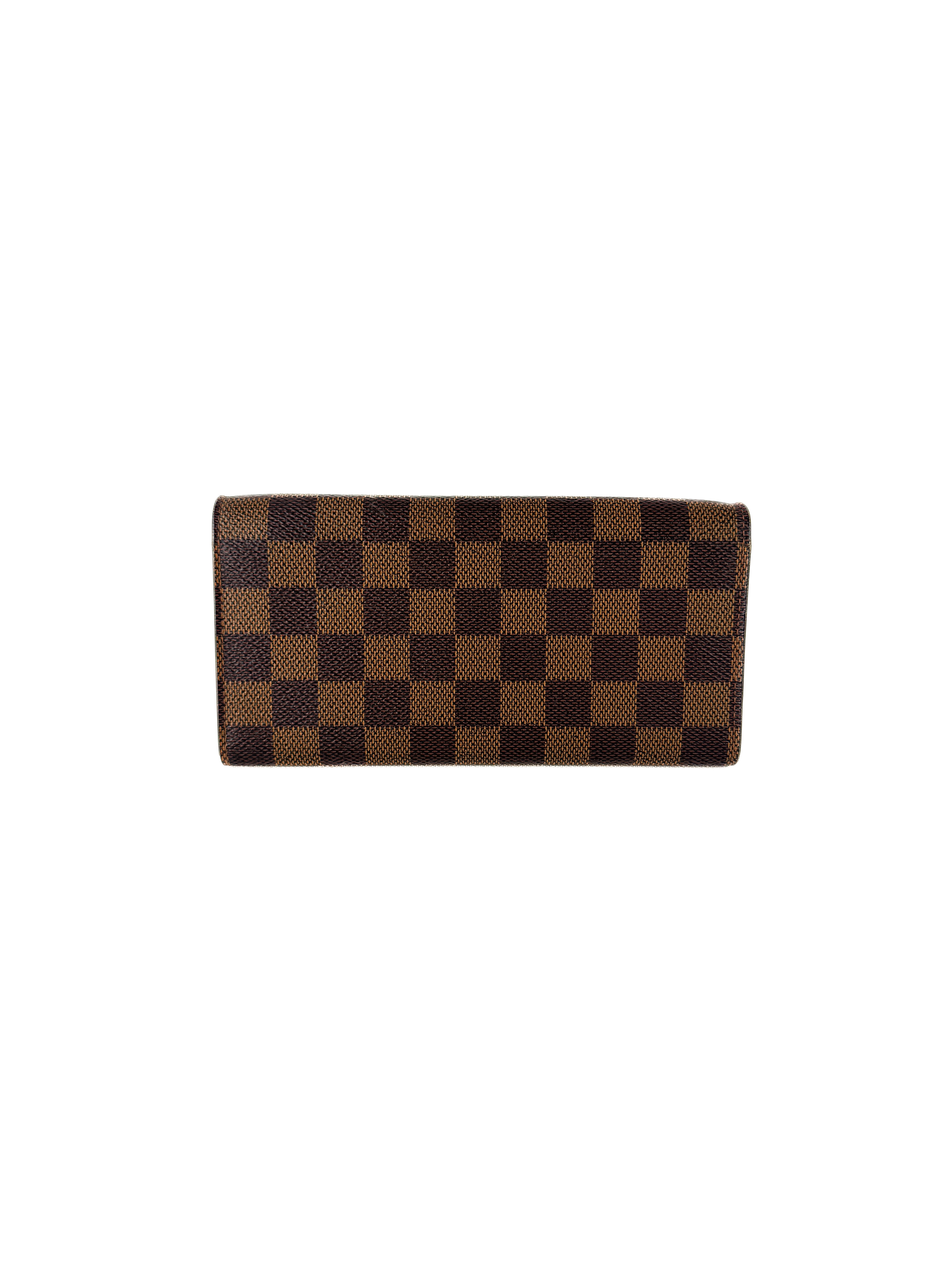 Louis Vuitton damier ebene Emilie wallet TA2126