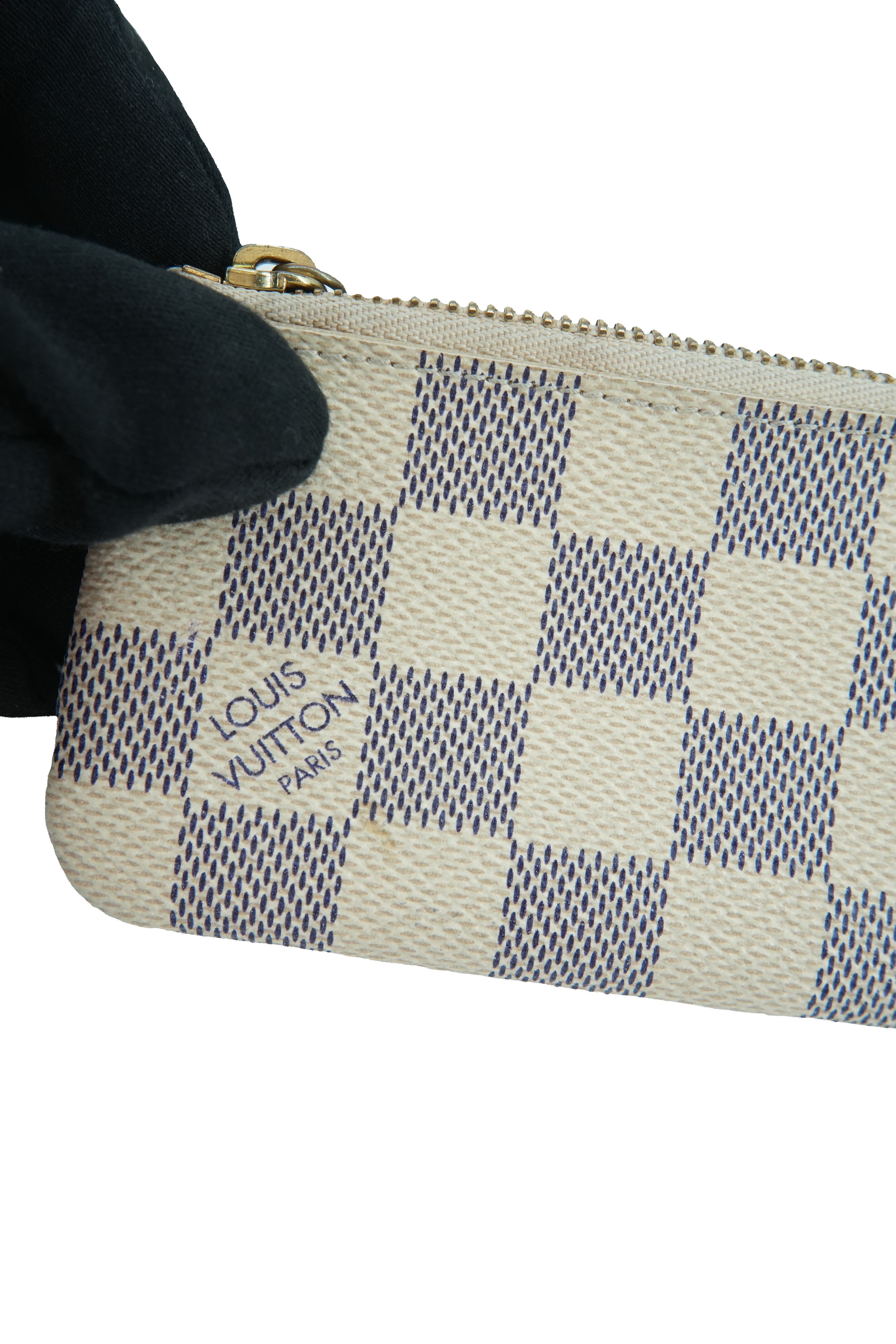 Louis Vuitton damier azur key pouch CT2173