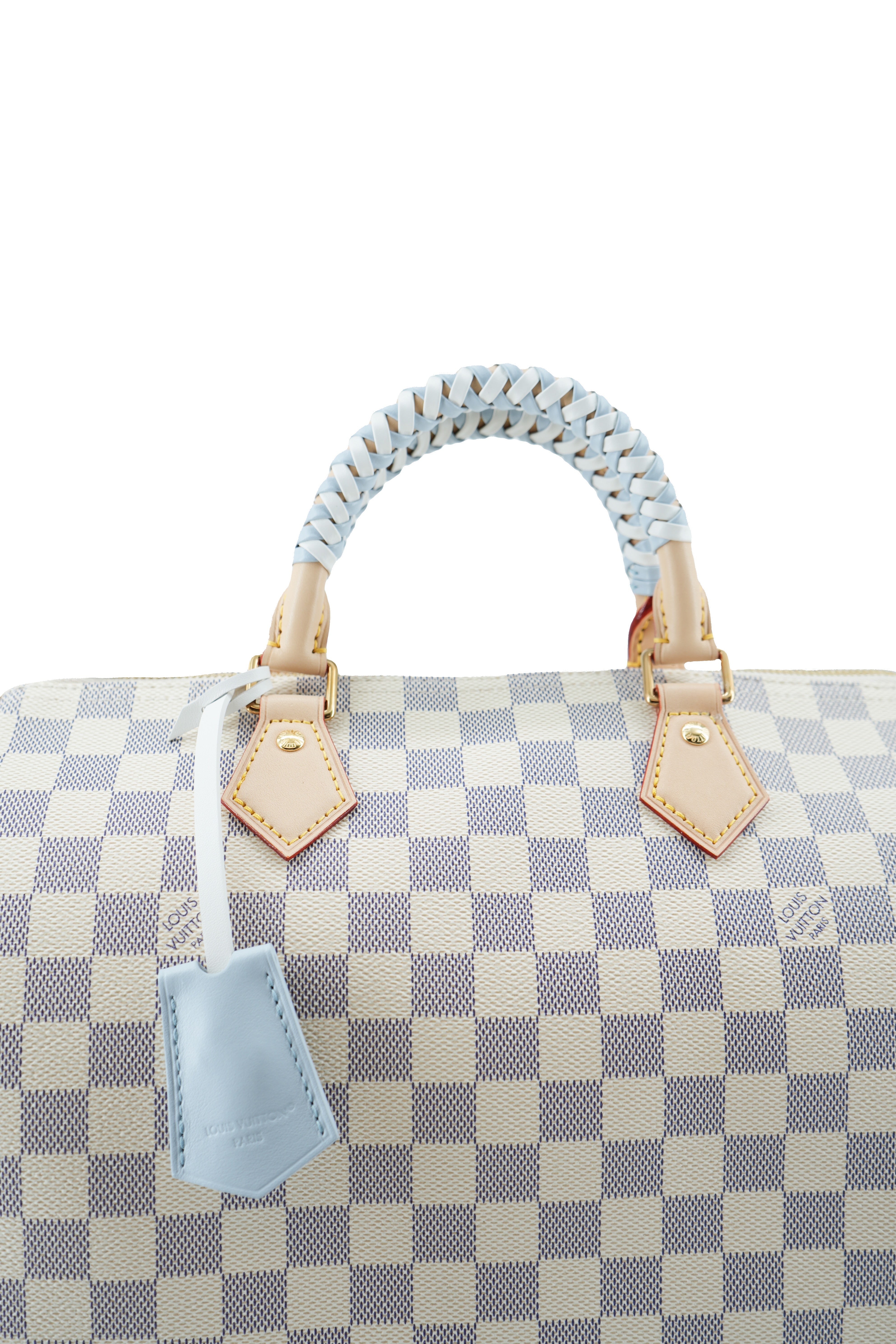 Louis Vuitton damier azur Soft Speedy 30 NFC