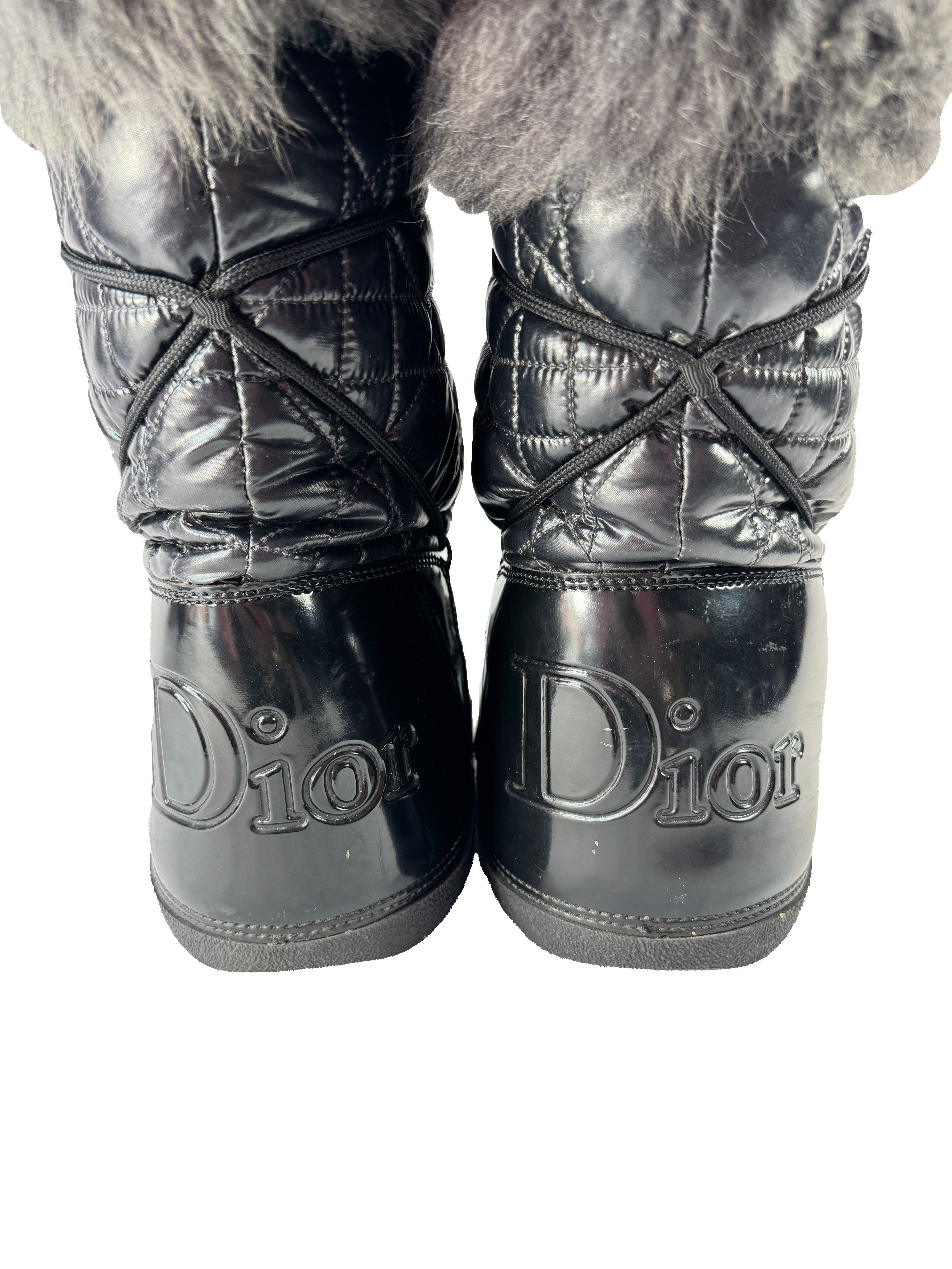 Christian Dior black Moon boots size 38-40 *as is*