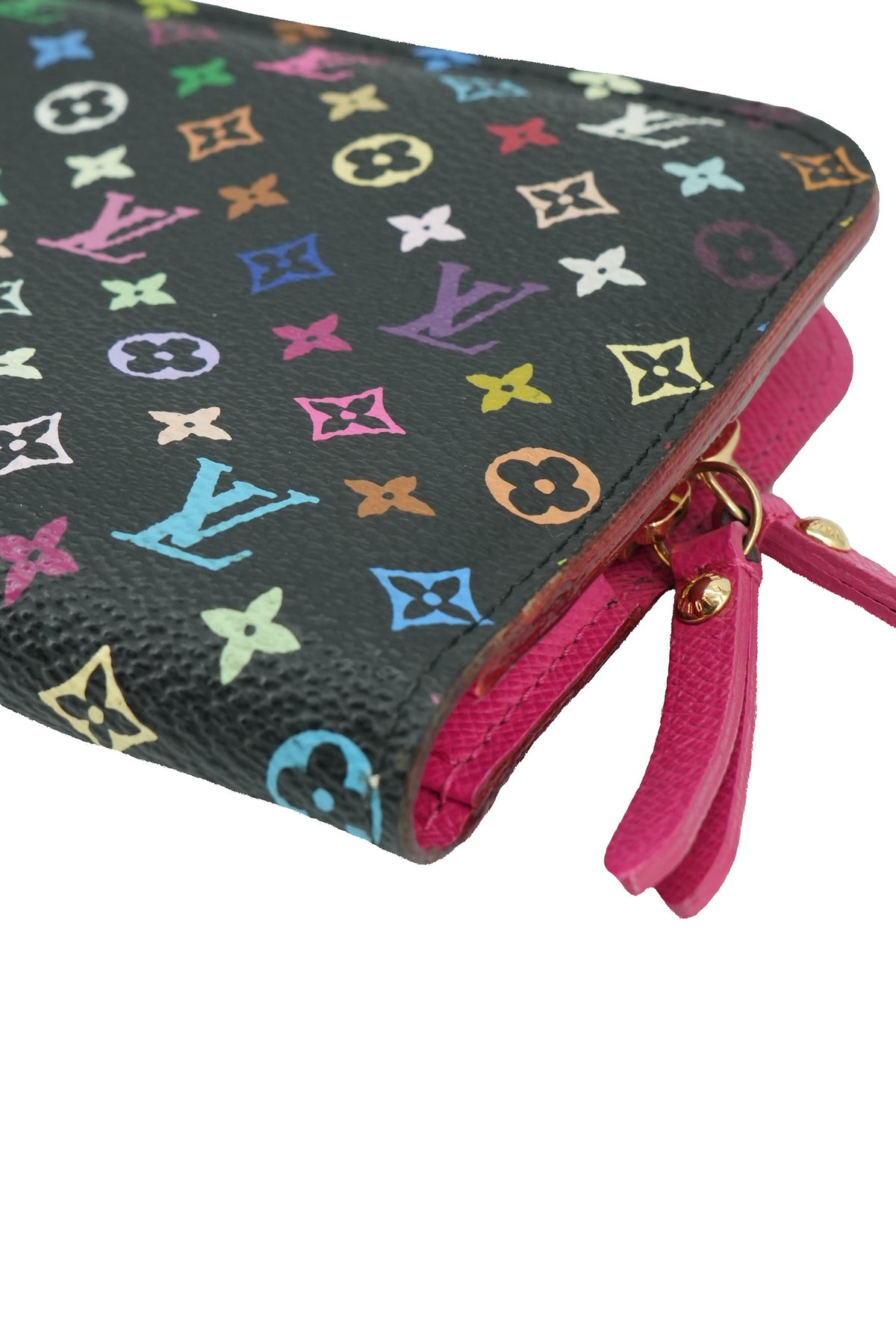 Louis Vuitton monogram black multicolor Insolite wallet CA4151