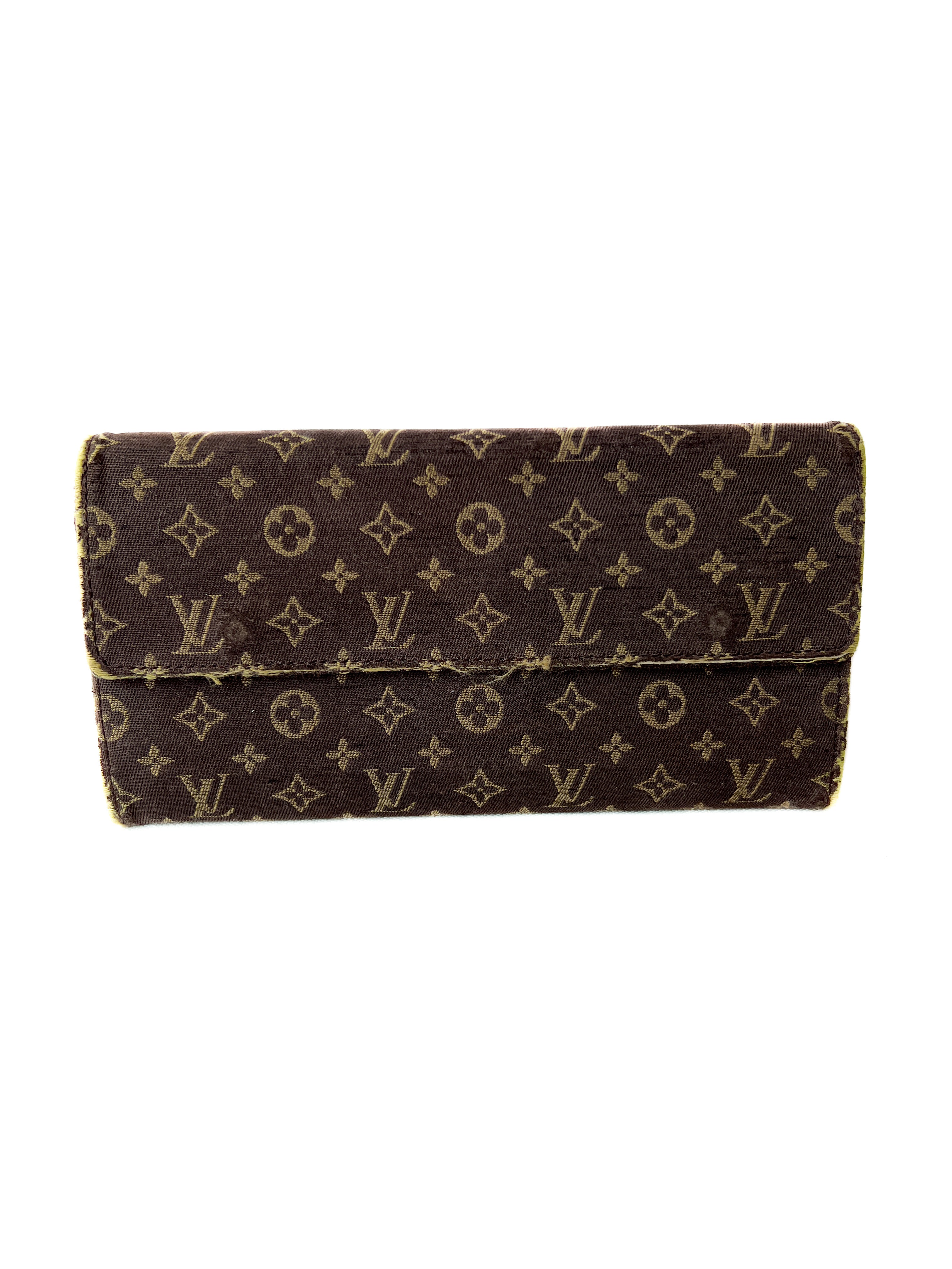 Louis Vuitton Sarah Wallet NM Monogram Jacquard Denim Blue 2339051