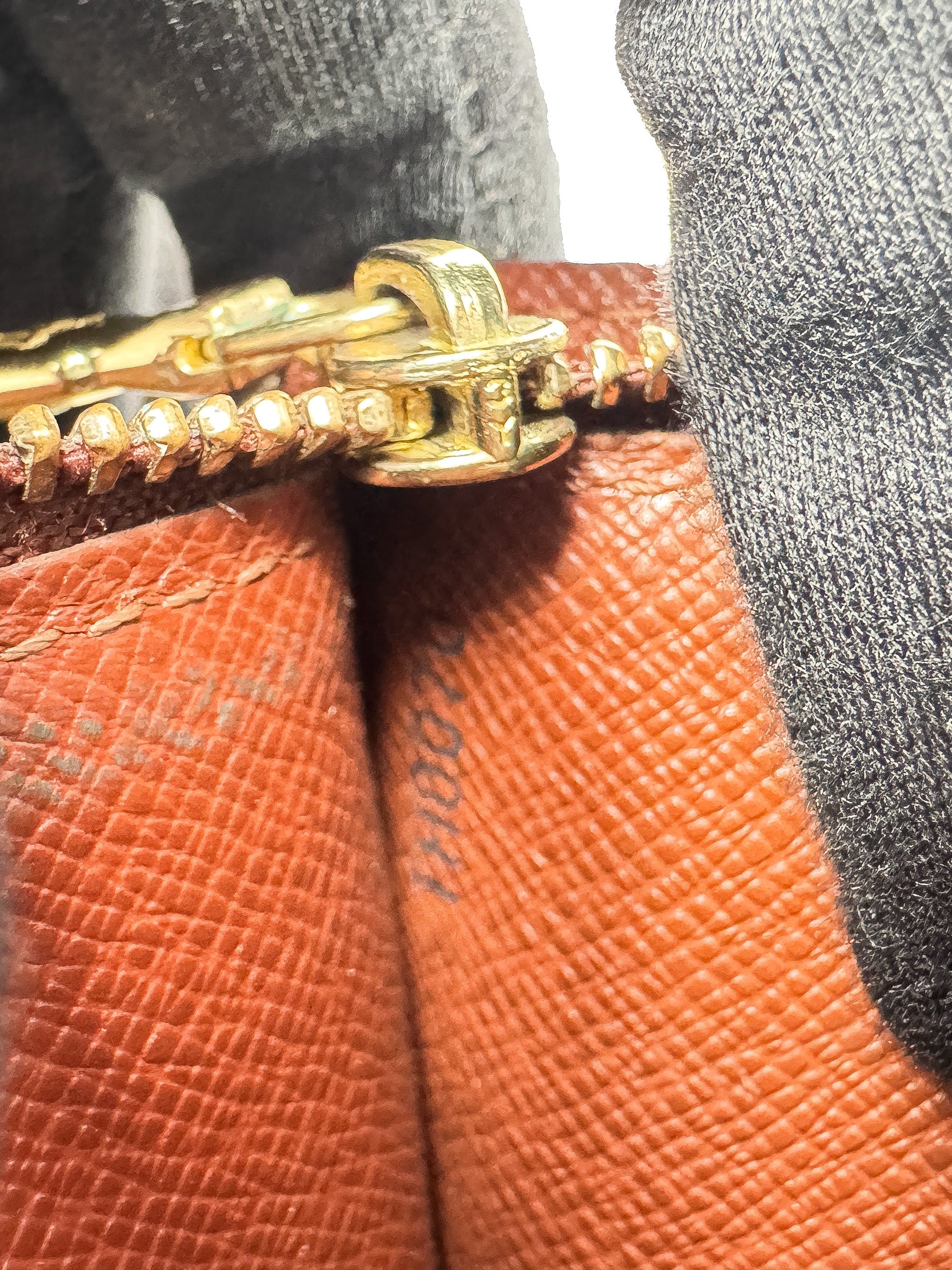 Louis Vuitton monogram Porte Monnaie credit card wallet TH0070