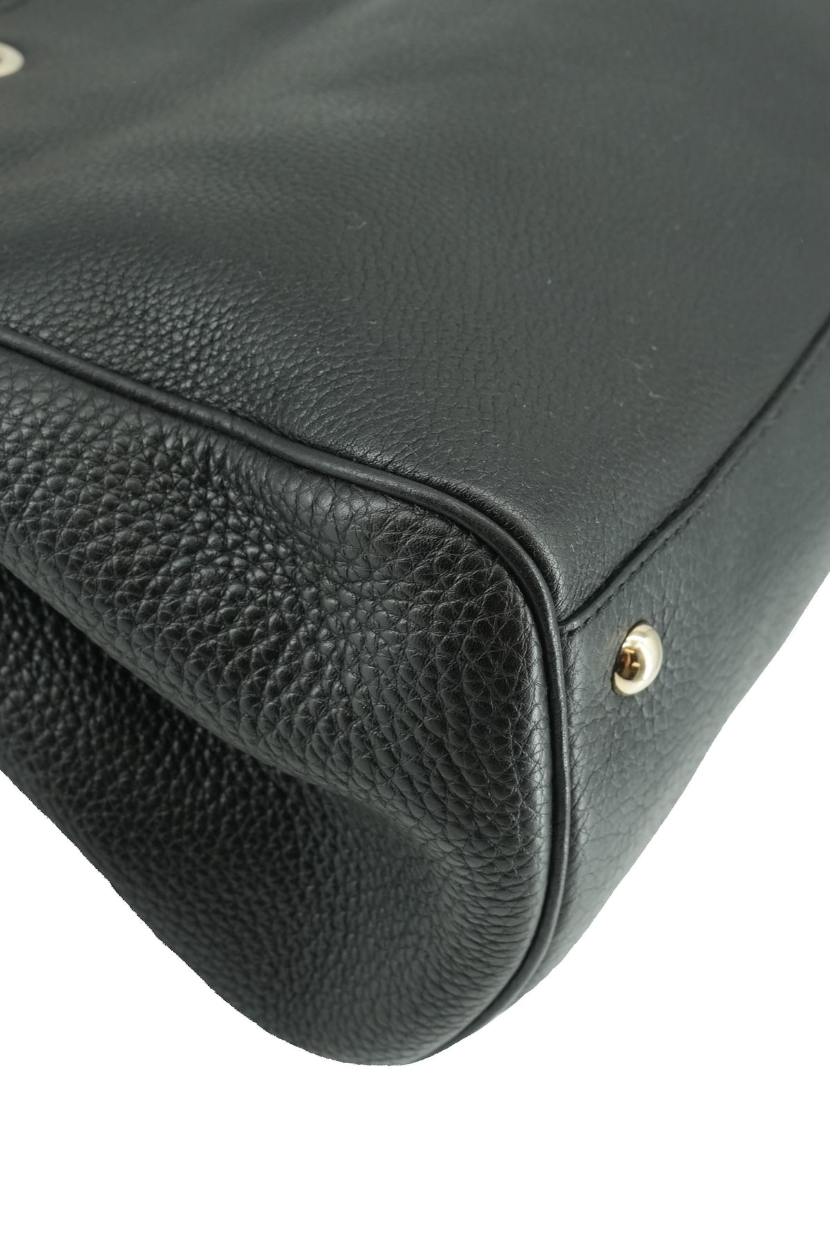 Gucci black Bamboo shopper tote 001998