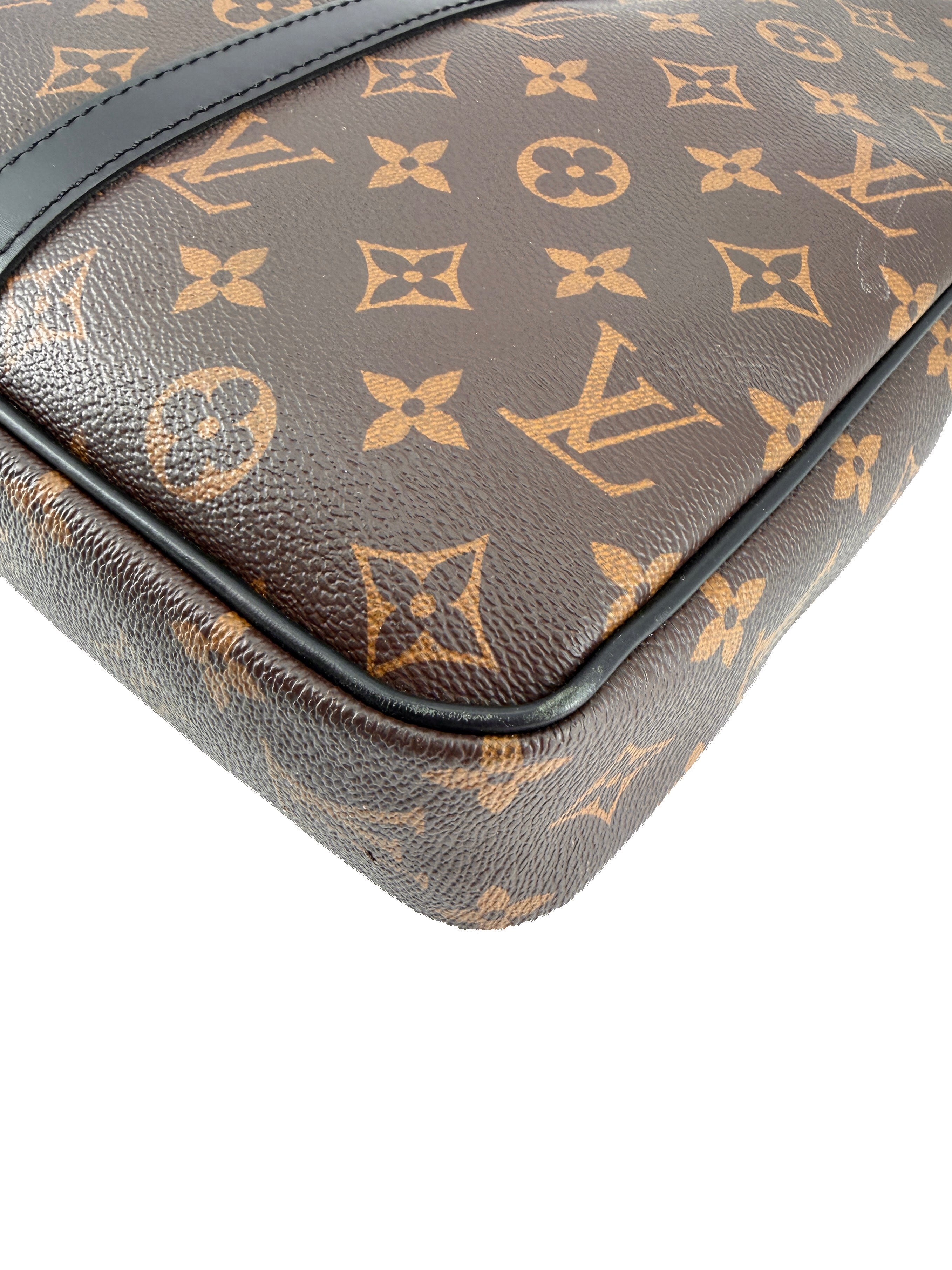 Louis Vuitton monogram black Porte Documents Voyage briefcase NFC