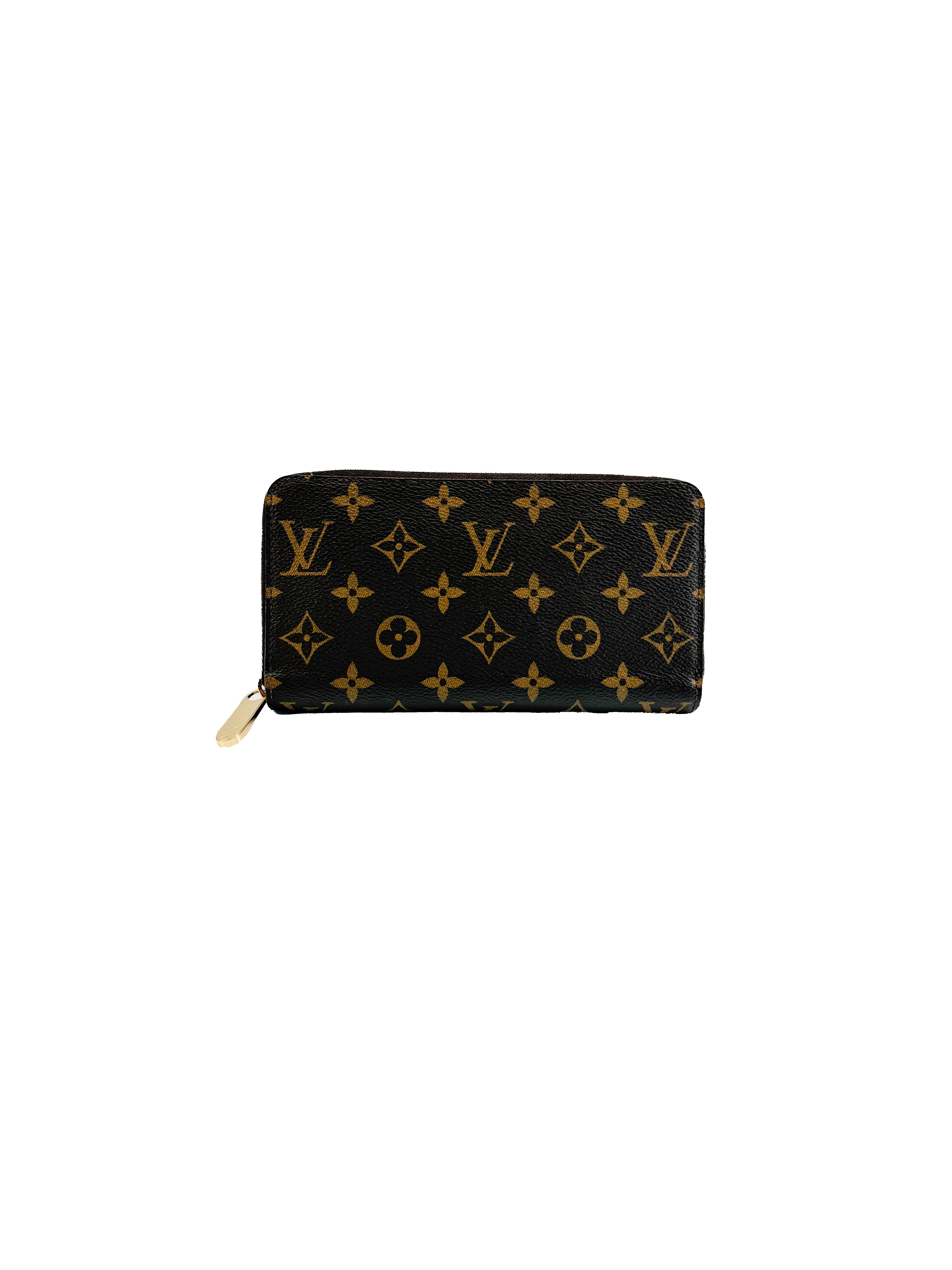 Louis Vuitton monogram zippy wallet NFC