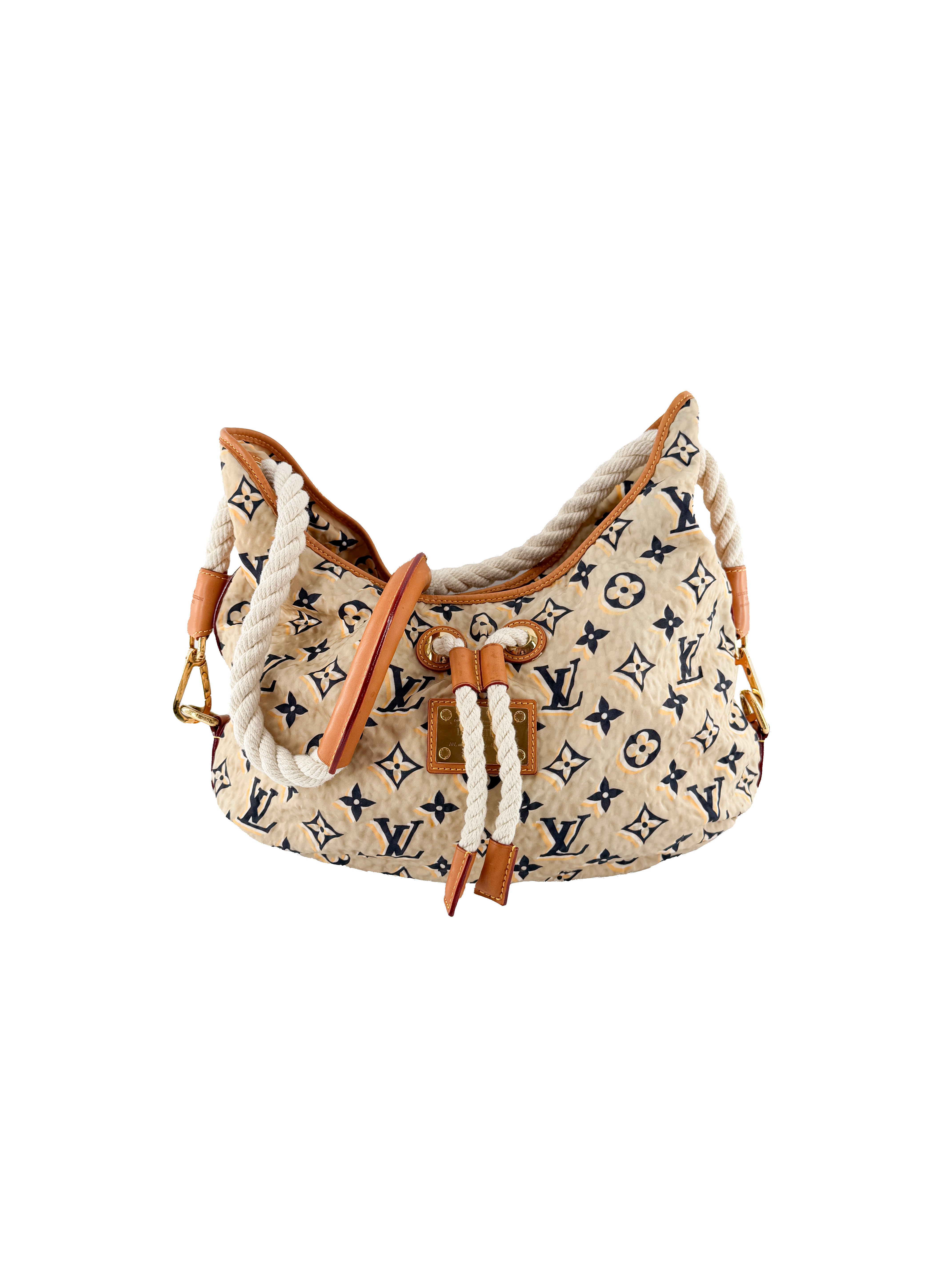 Louis Vuitton cream monogram Bulles MM Cruise Line FL4009
