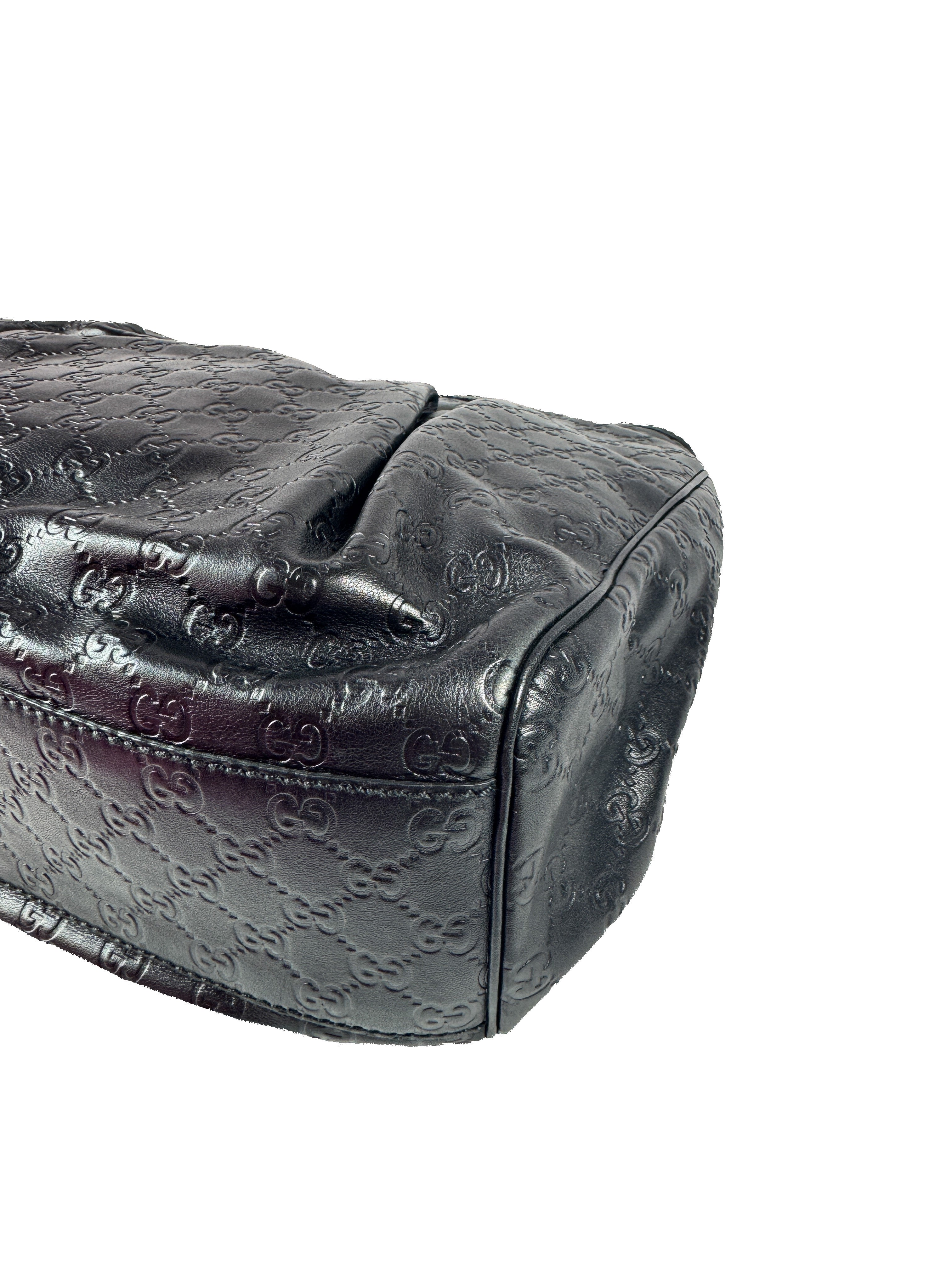 Gucci black Guccissima Sukey shoulder bag 211948 002123