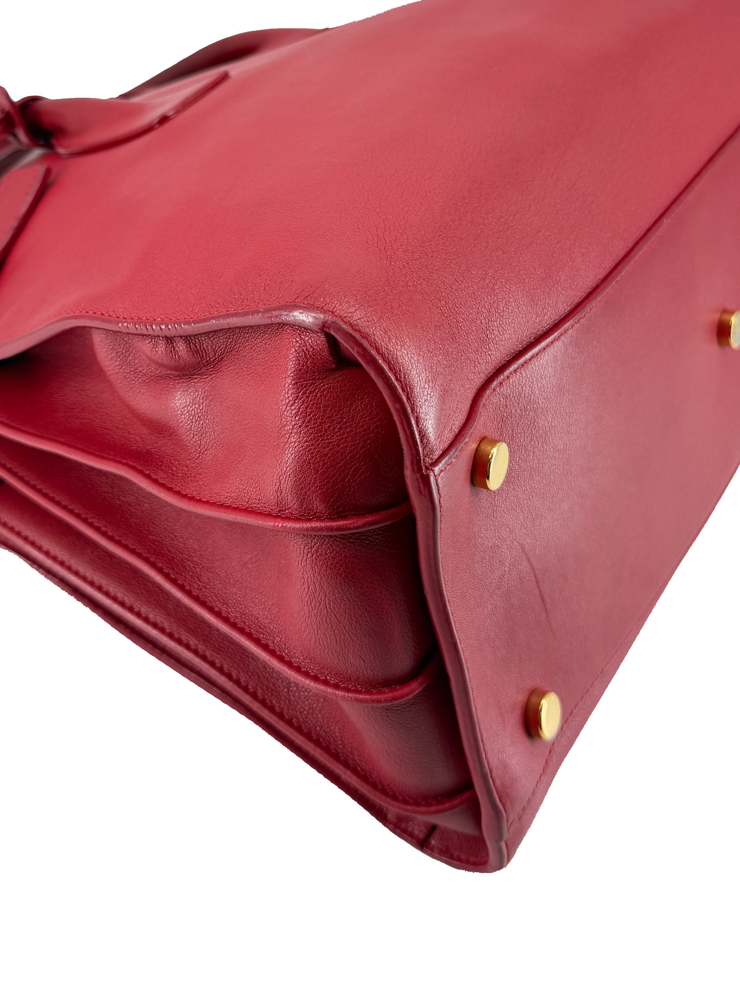 Saint Laurent red small Sac Du Jour 324823-527276