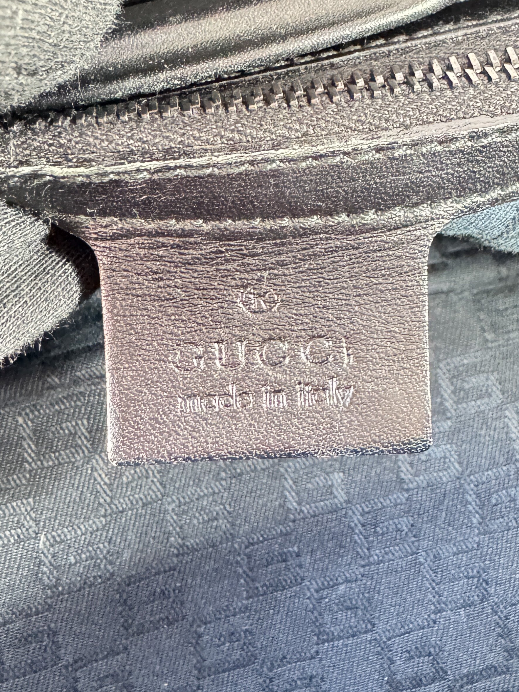 Gucci black leather doctor satchel 105378 002058