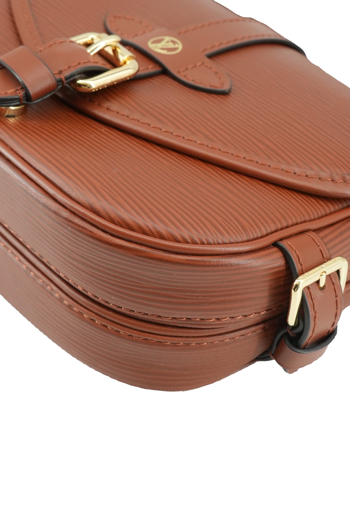 Louis Vuitton brown epi leather Saumur BB NFC