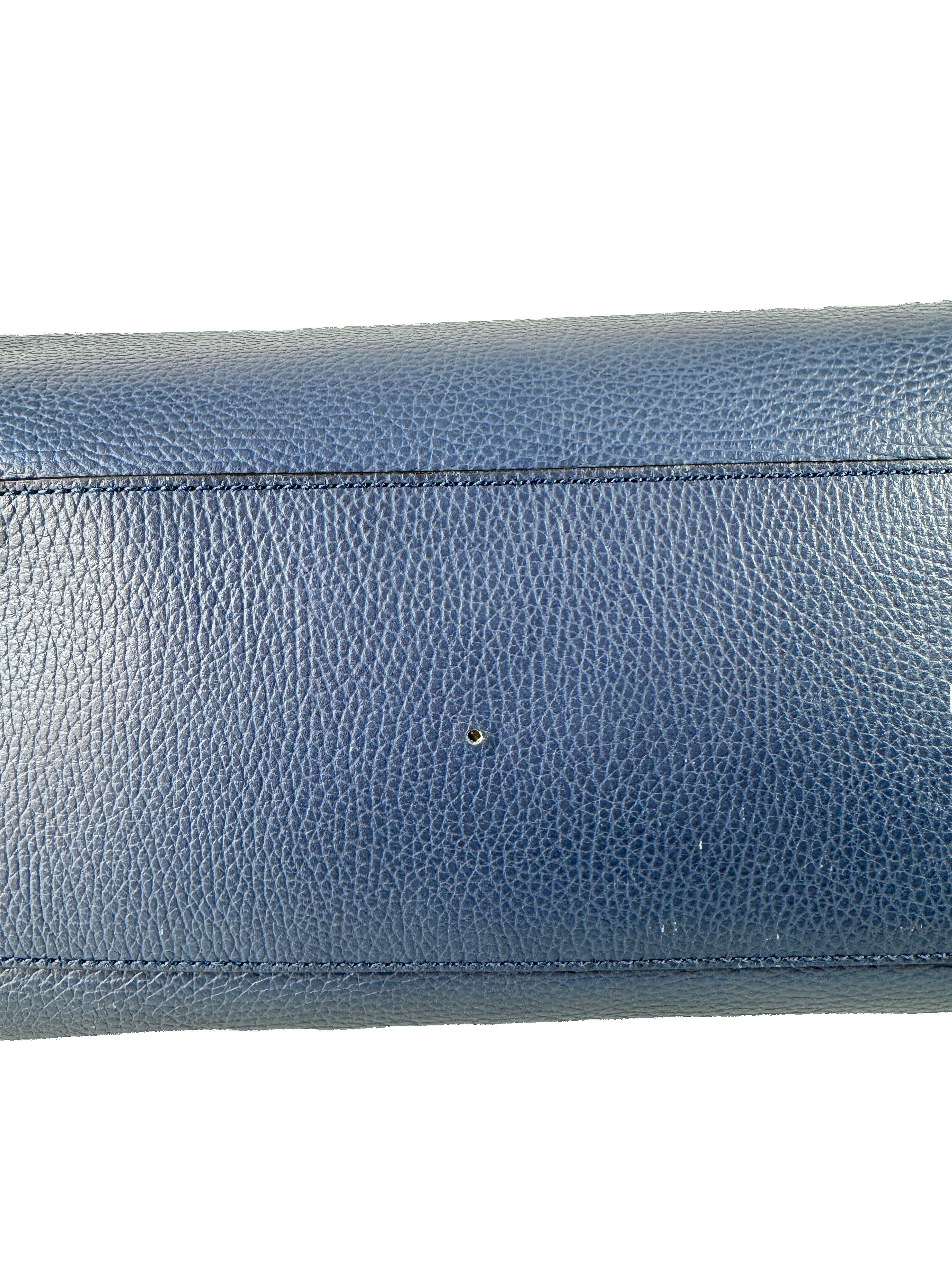 Gucci blue Lady Dollar handle medium tote 388558525040