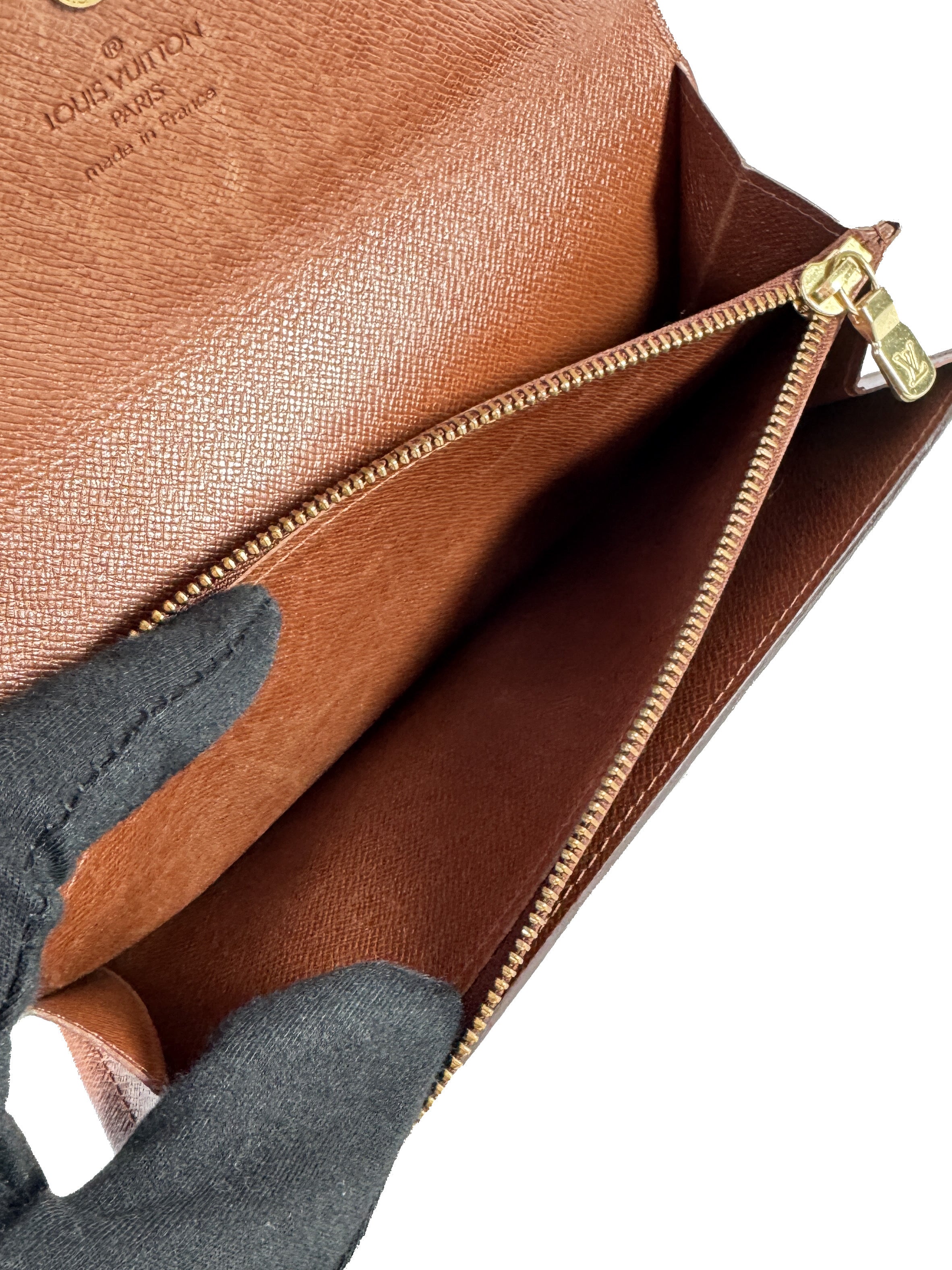 Louis Vuitton monogram vintage Sarah wallet AN1901